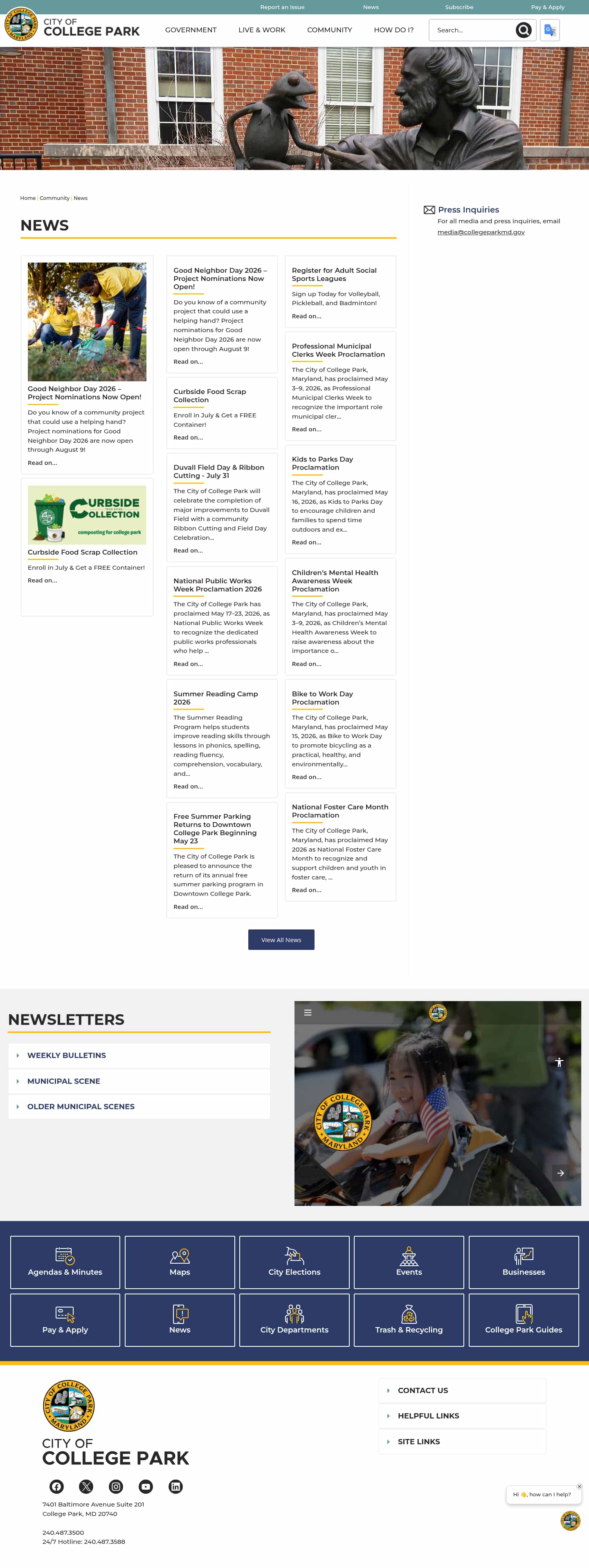 Latest website image capture