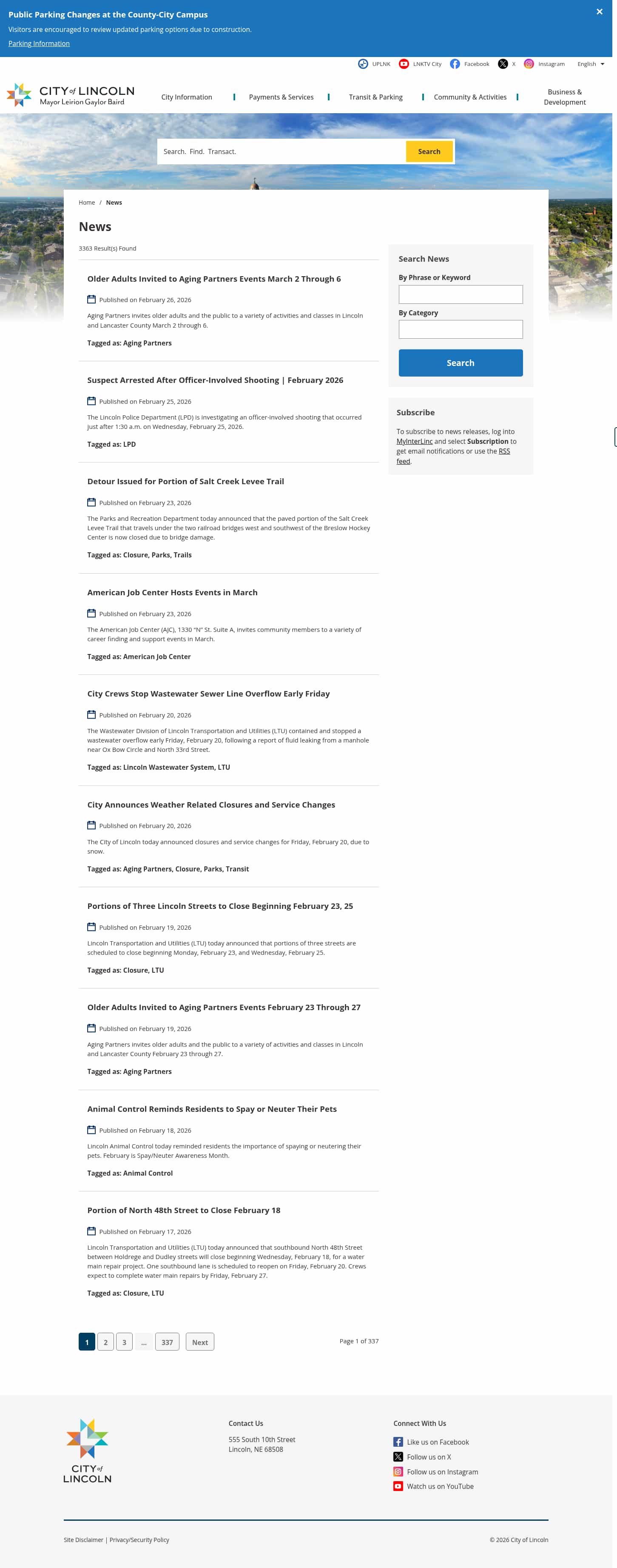 Latest website image capture