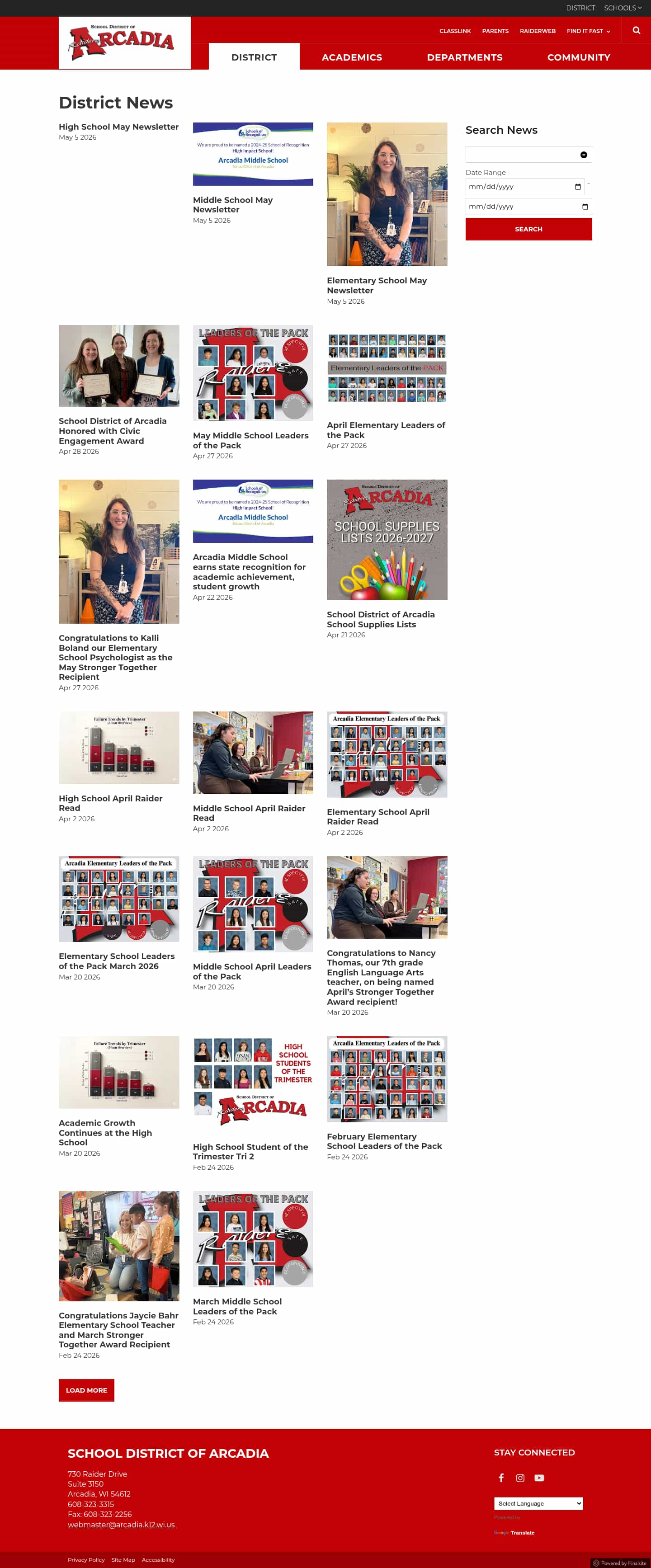 Latest website image capture