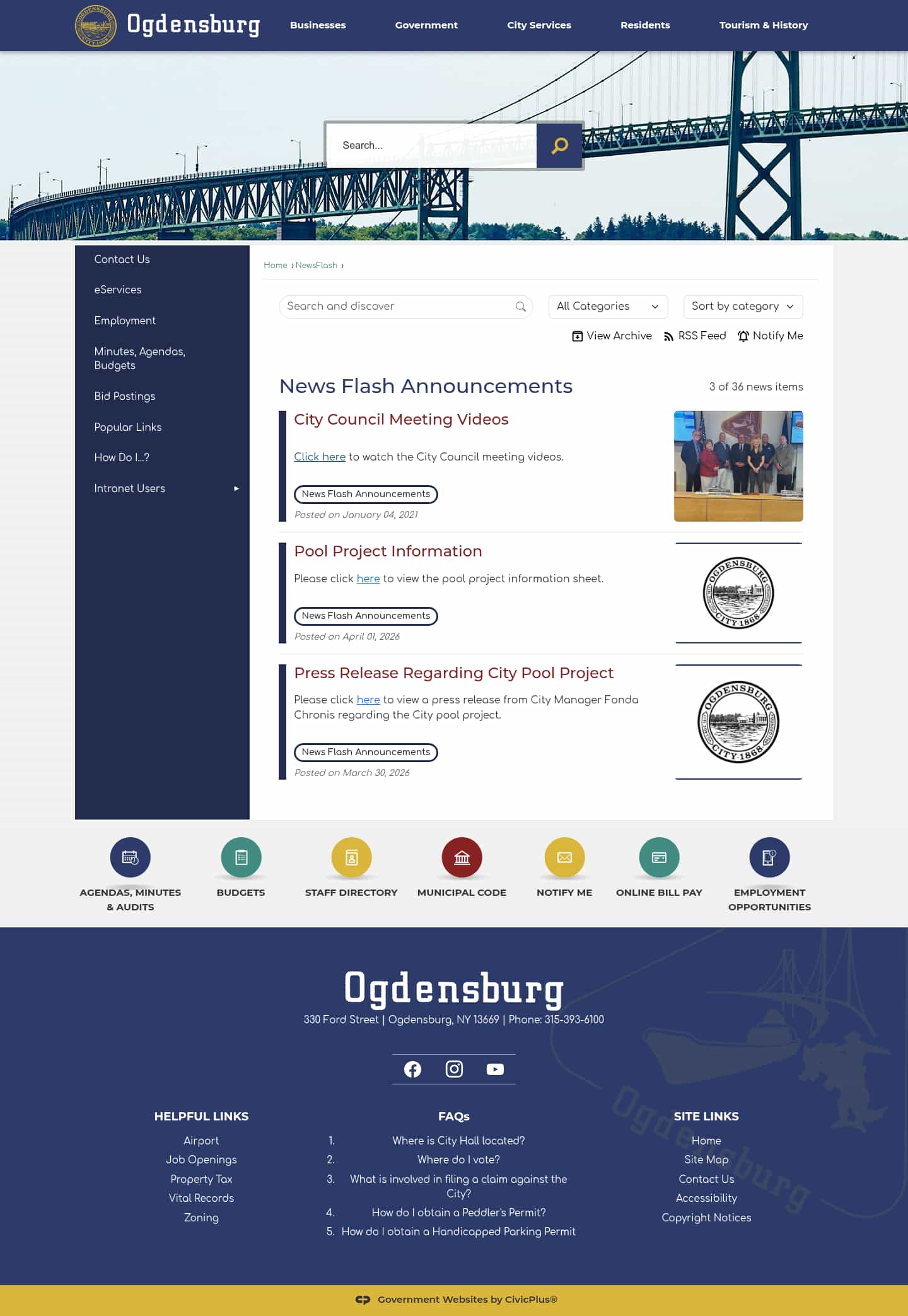 Latest website image capture