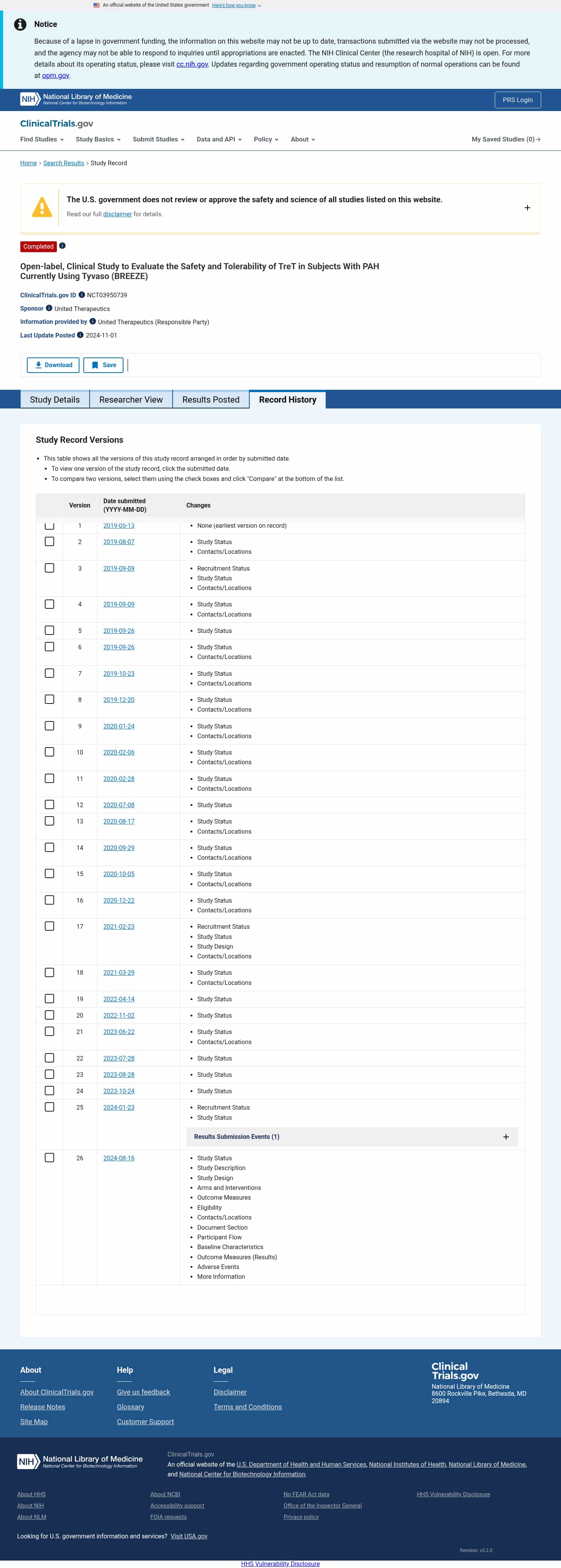 Latest website image capture