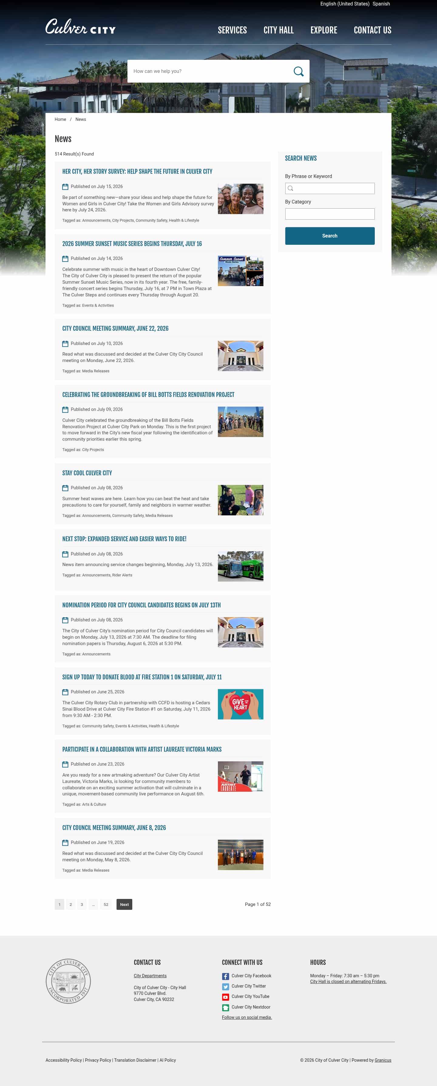 Latest website image capture