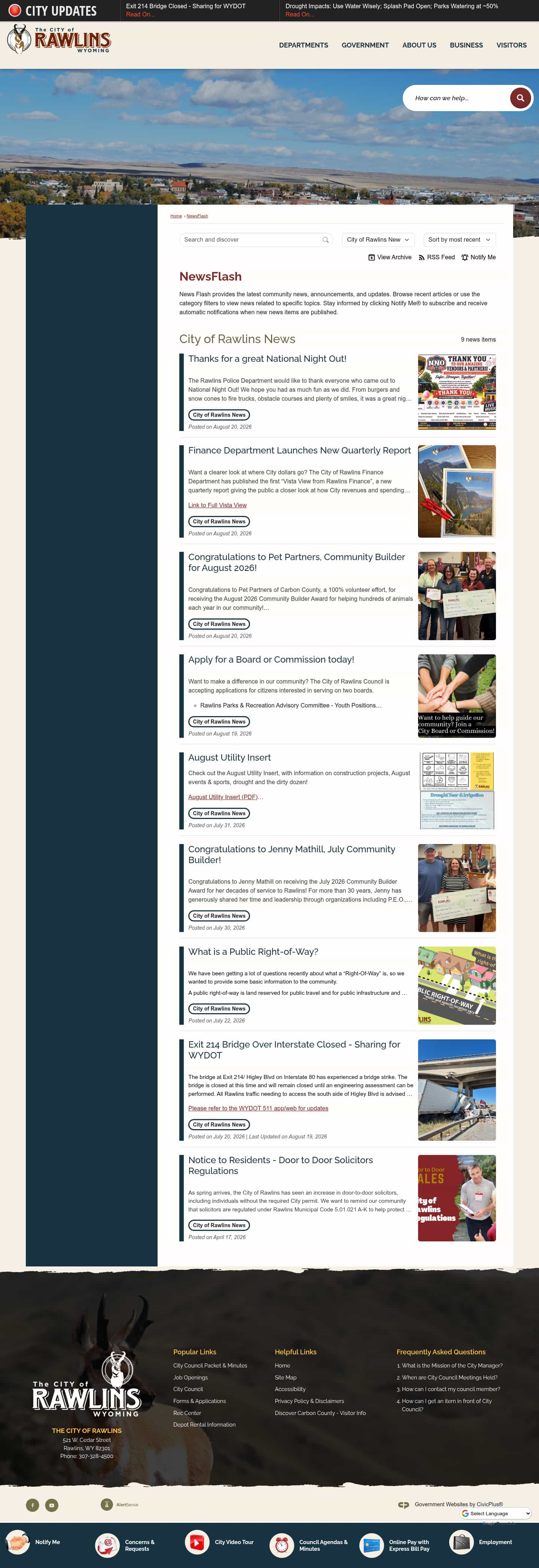 Latest website image capture