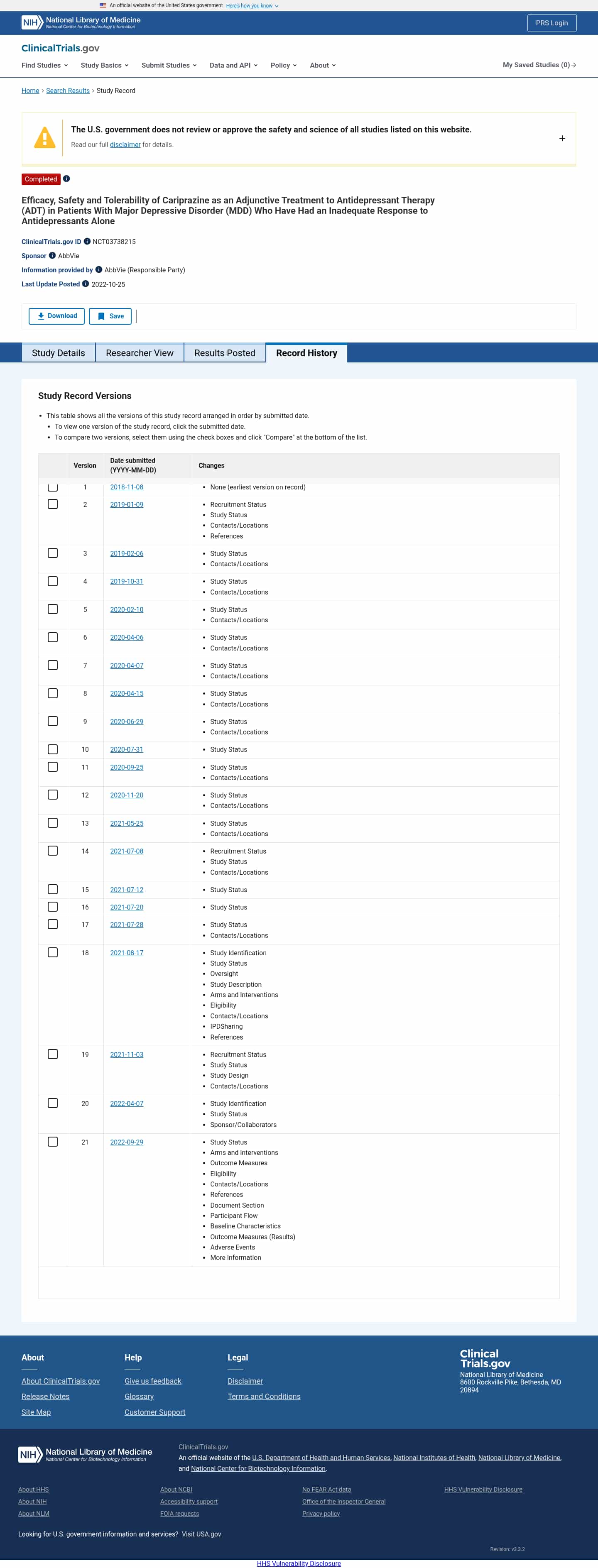 Latest website image capture