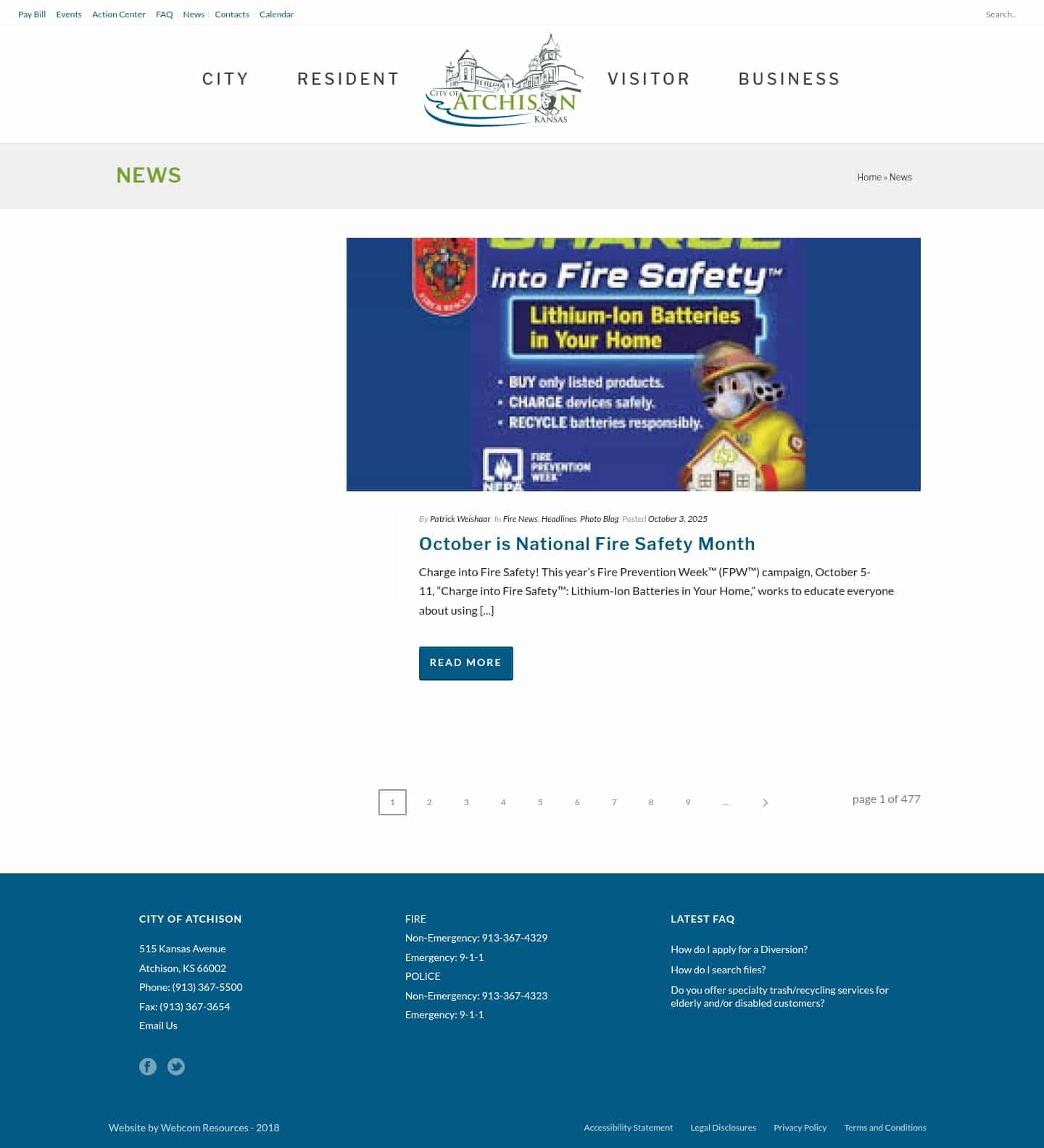 Latest website image capture