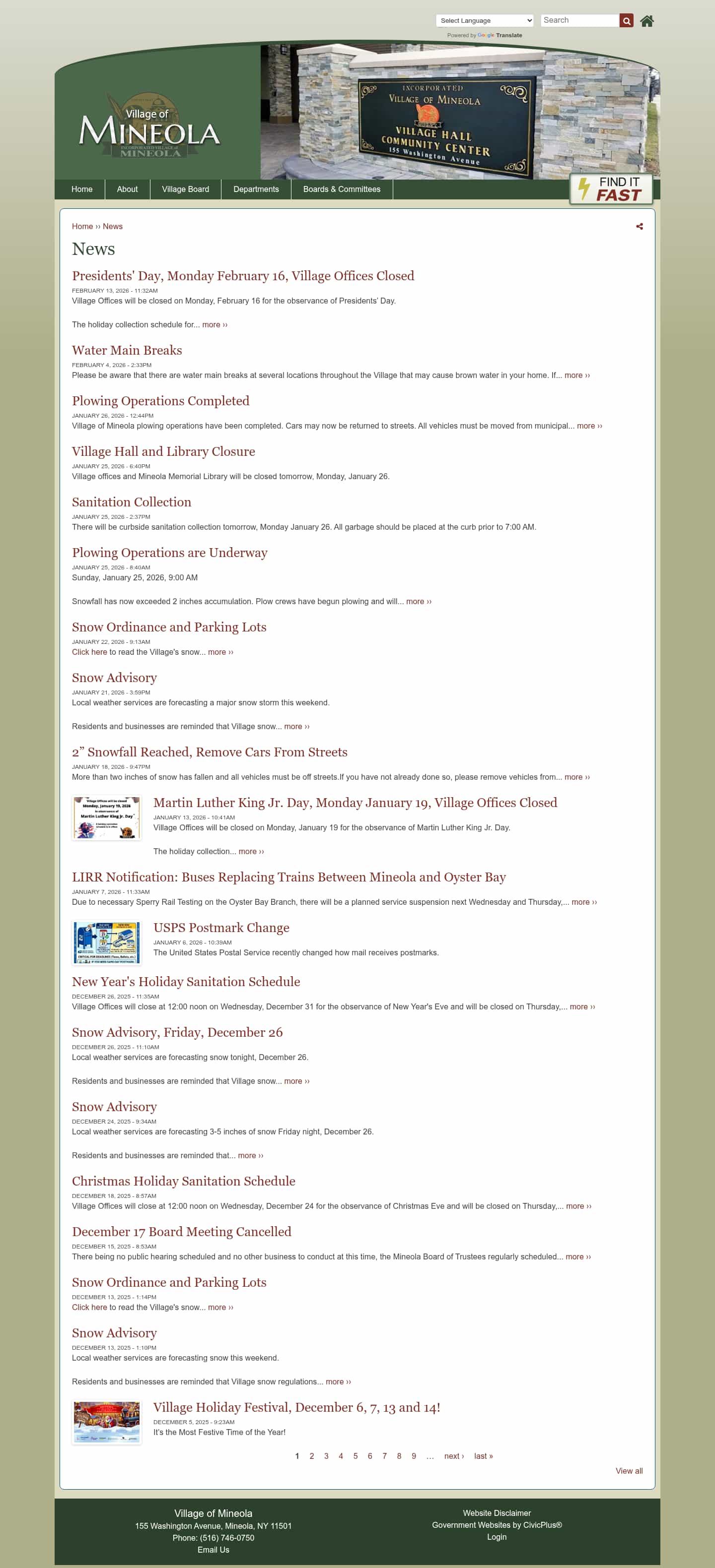 Latest website image capture