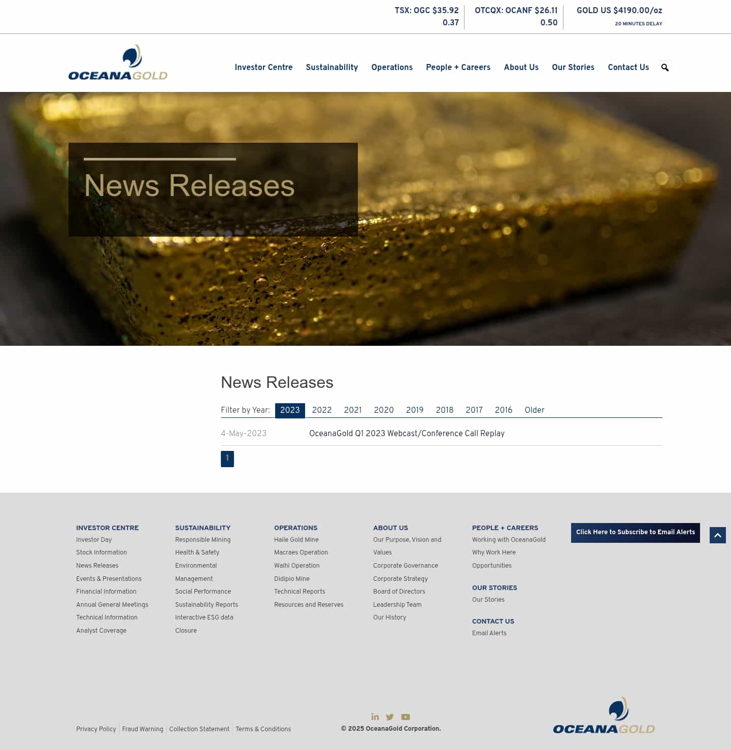 Latest website image capture