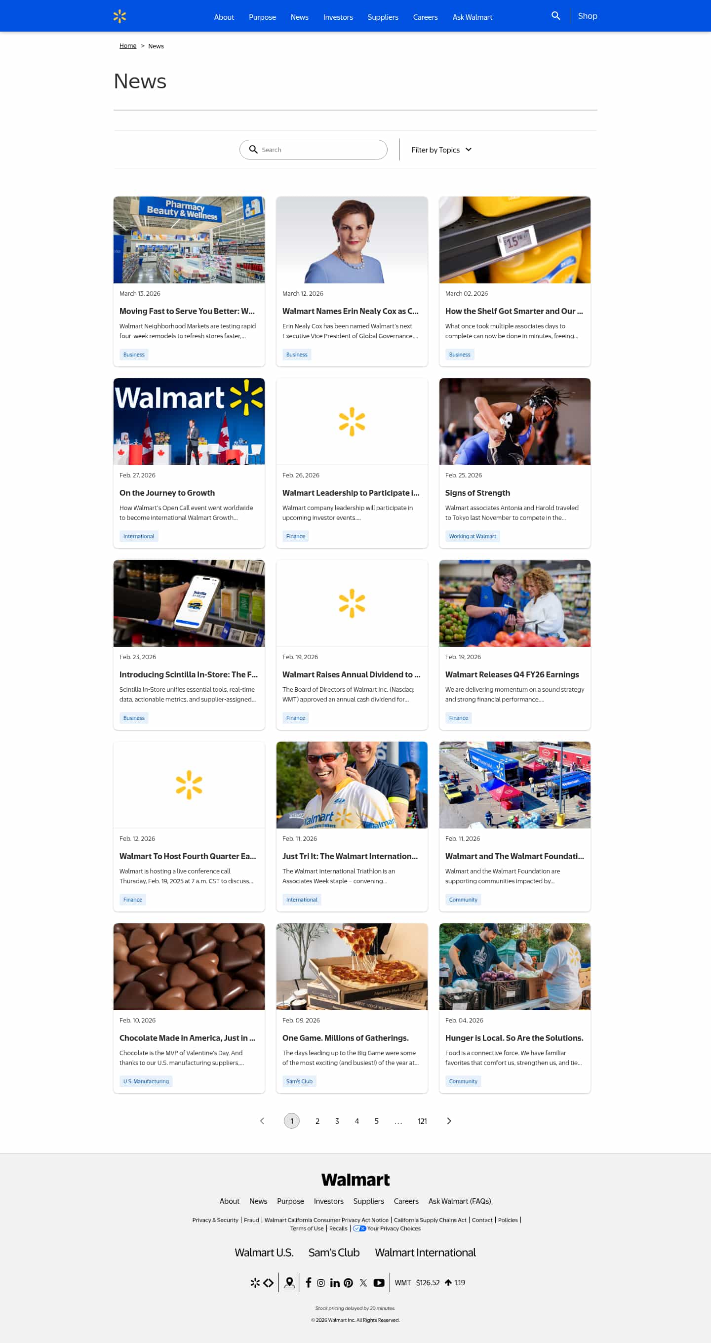 Latest website image capture