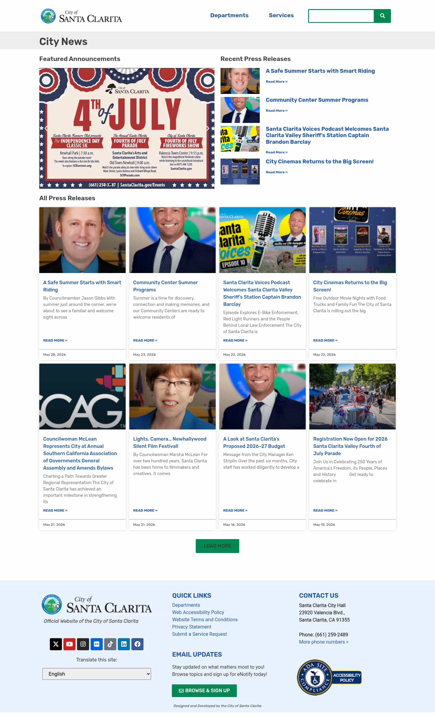 Latest website image capture