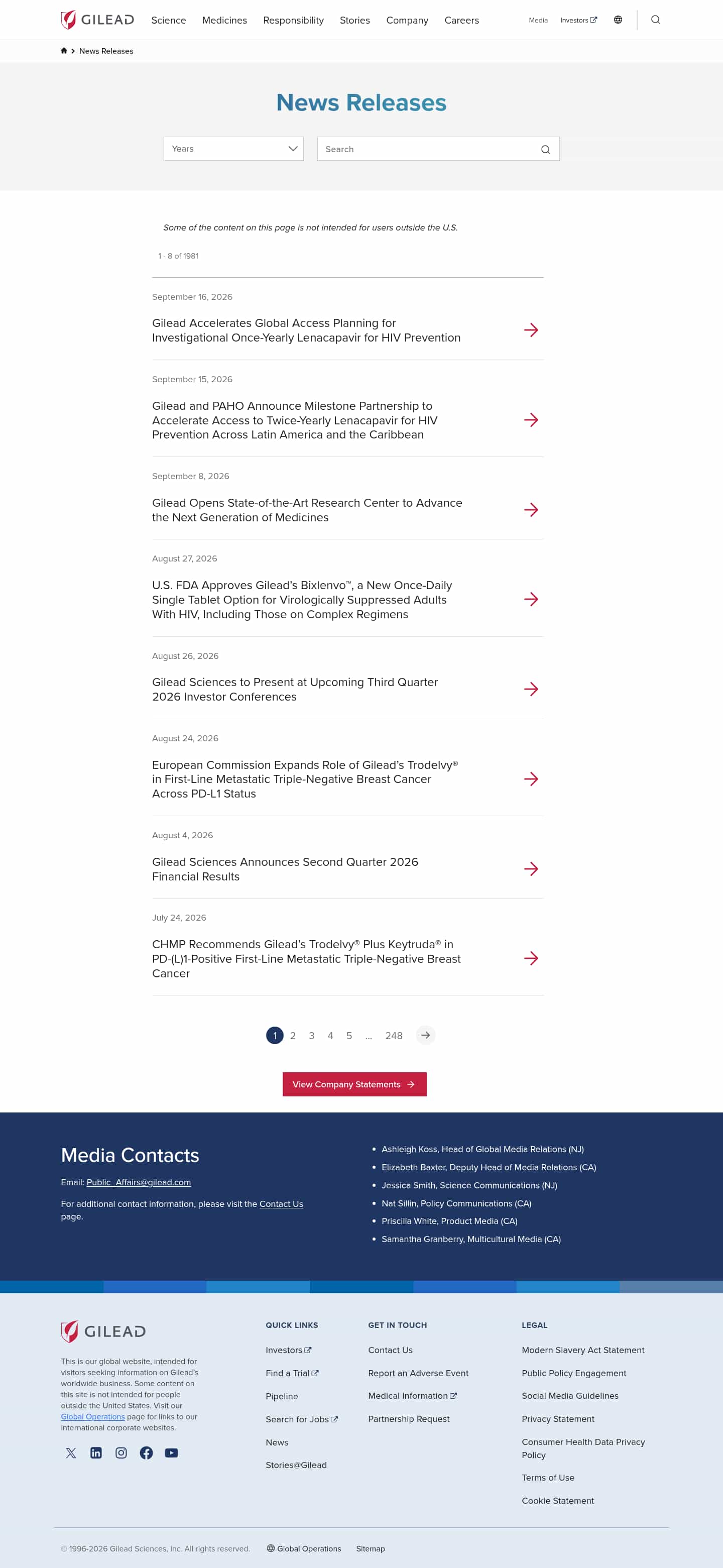 Latest website image capture