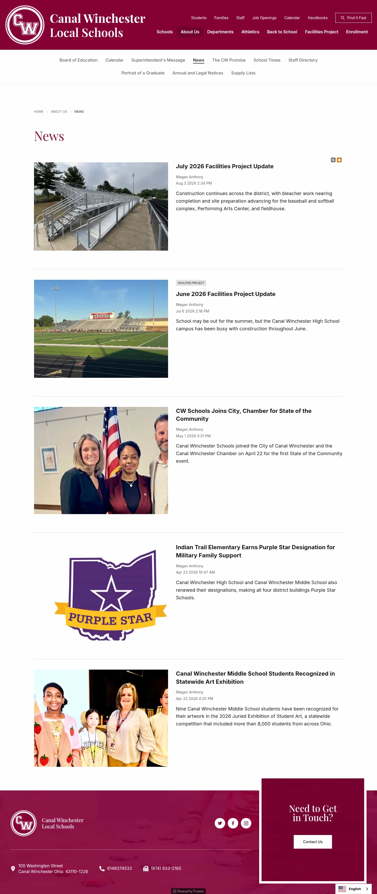 Latest website image capture