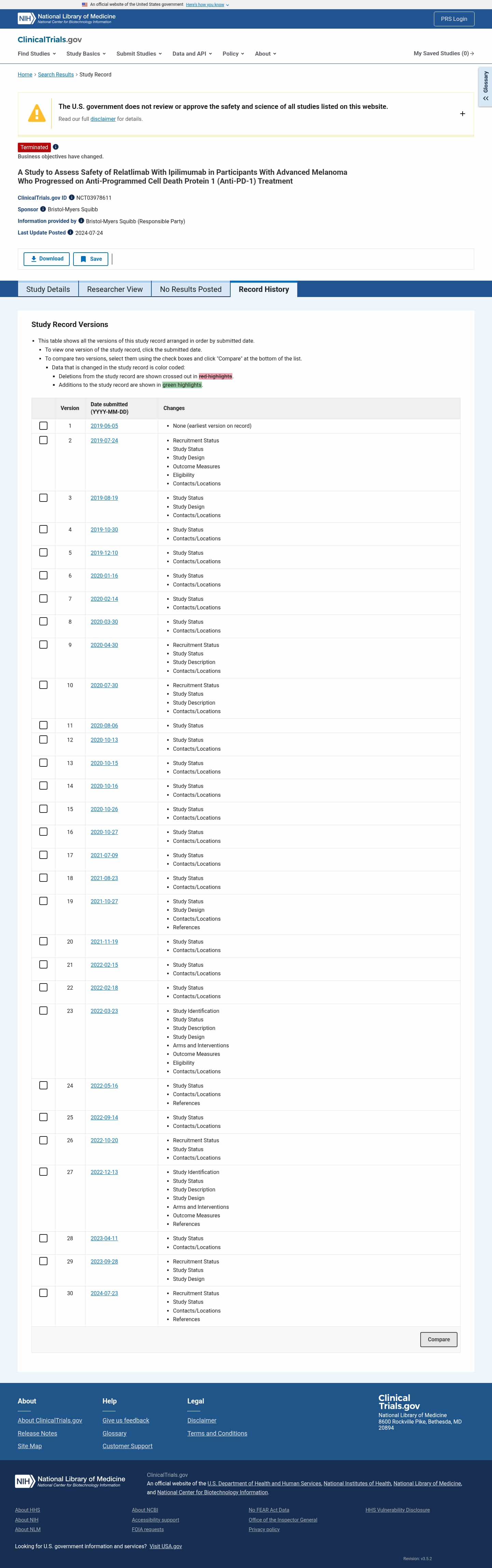 Latest website image capture