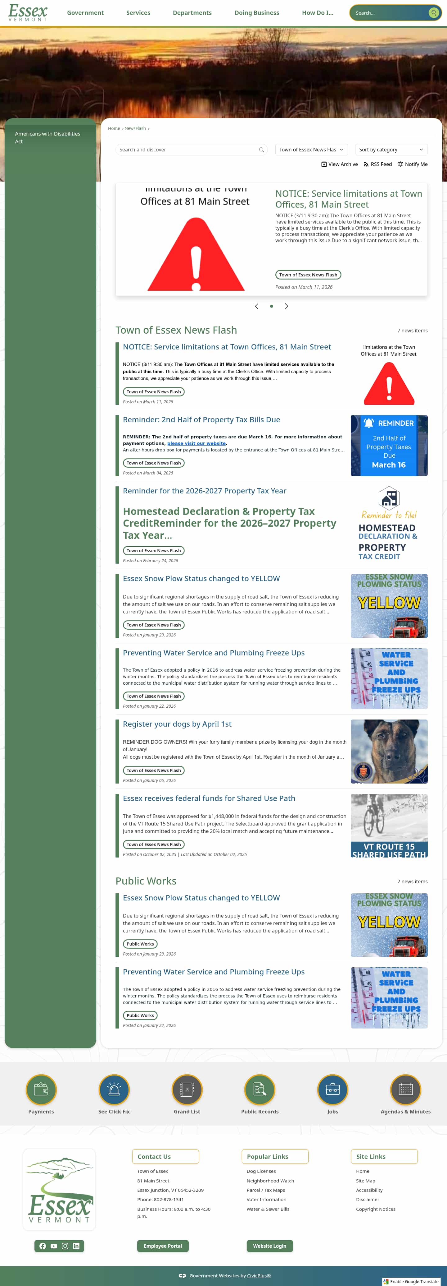 Latest website image capture