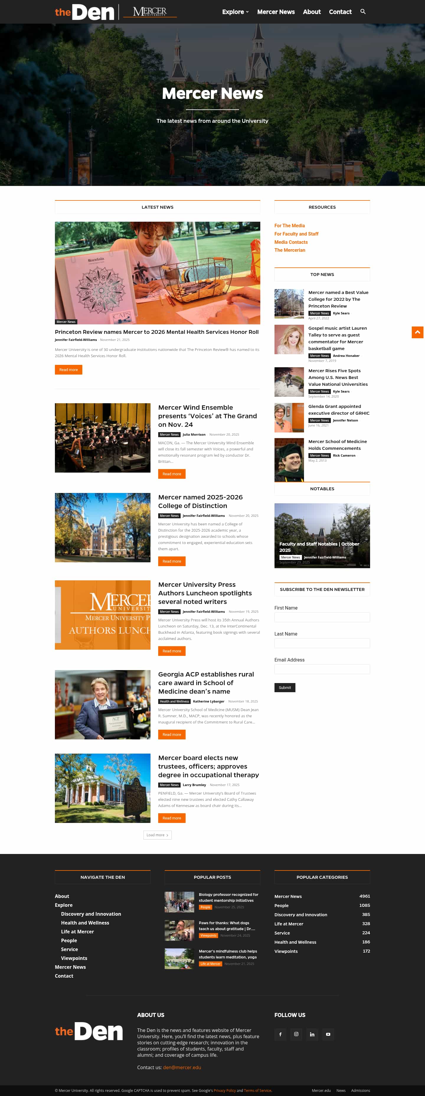 Latest website image capture