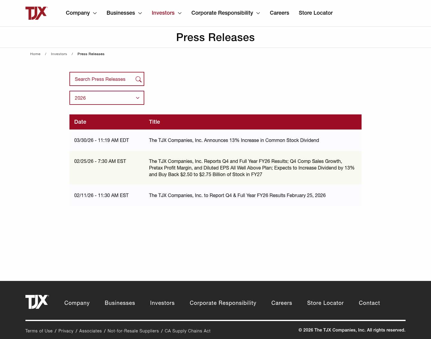 Latest website image capture