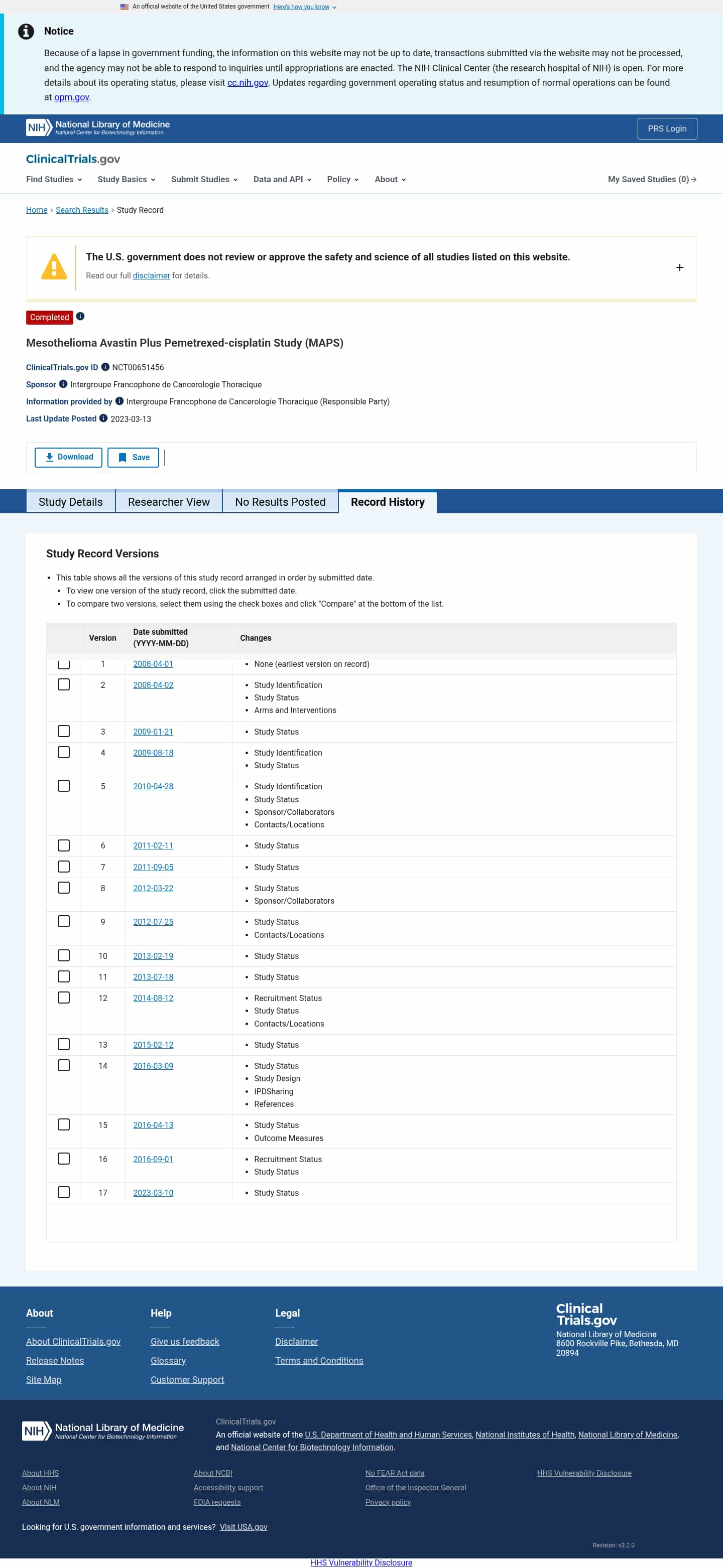 Latest website image capture