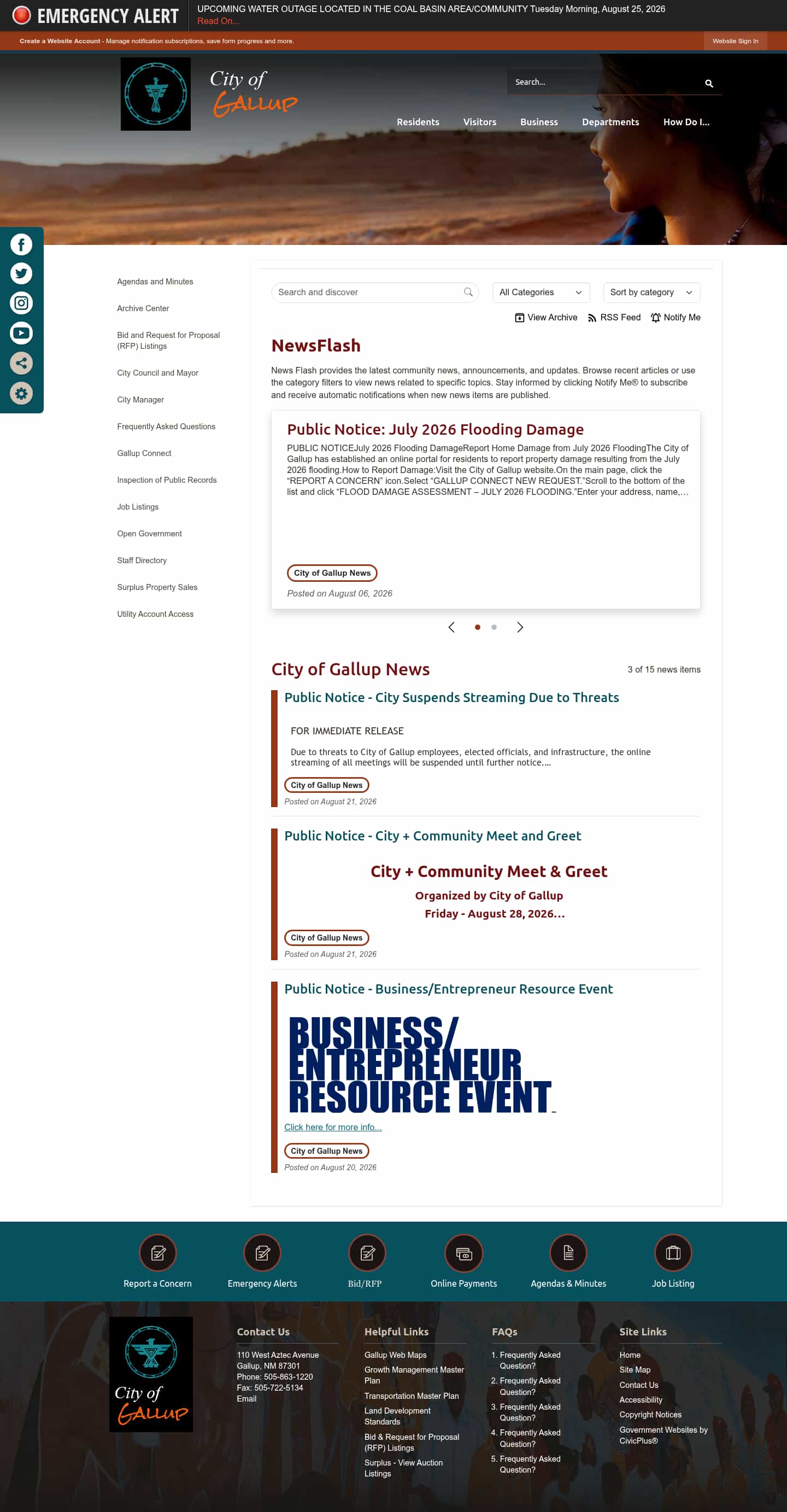 Latest website image capture