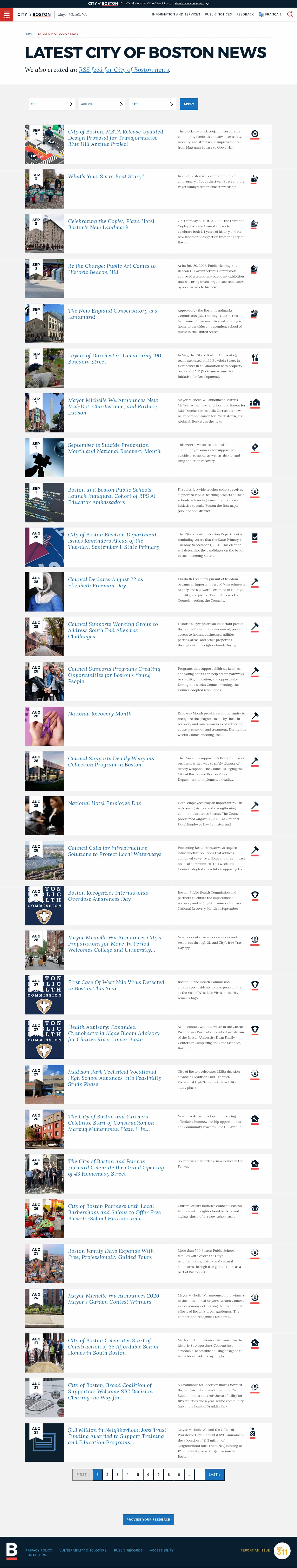 Latest website image capture