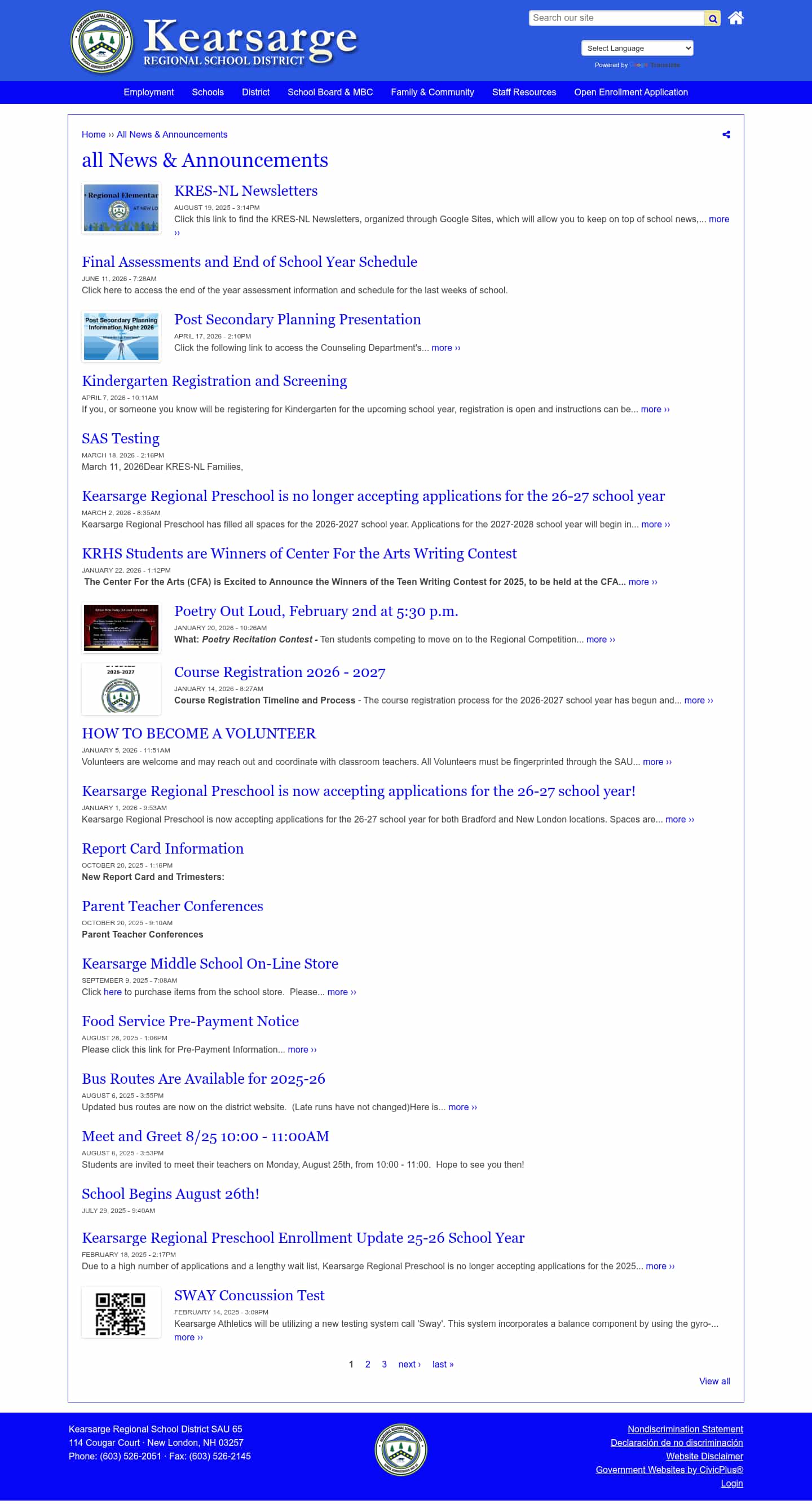 Latest website image capture