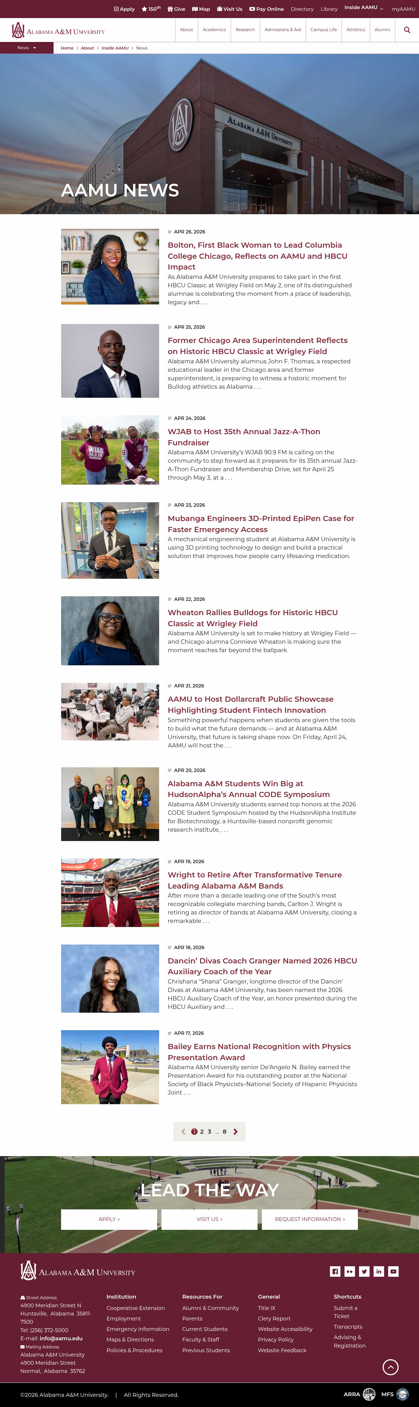 Latest website image capture