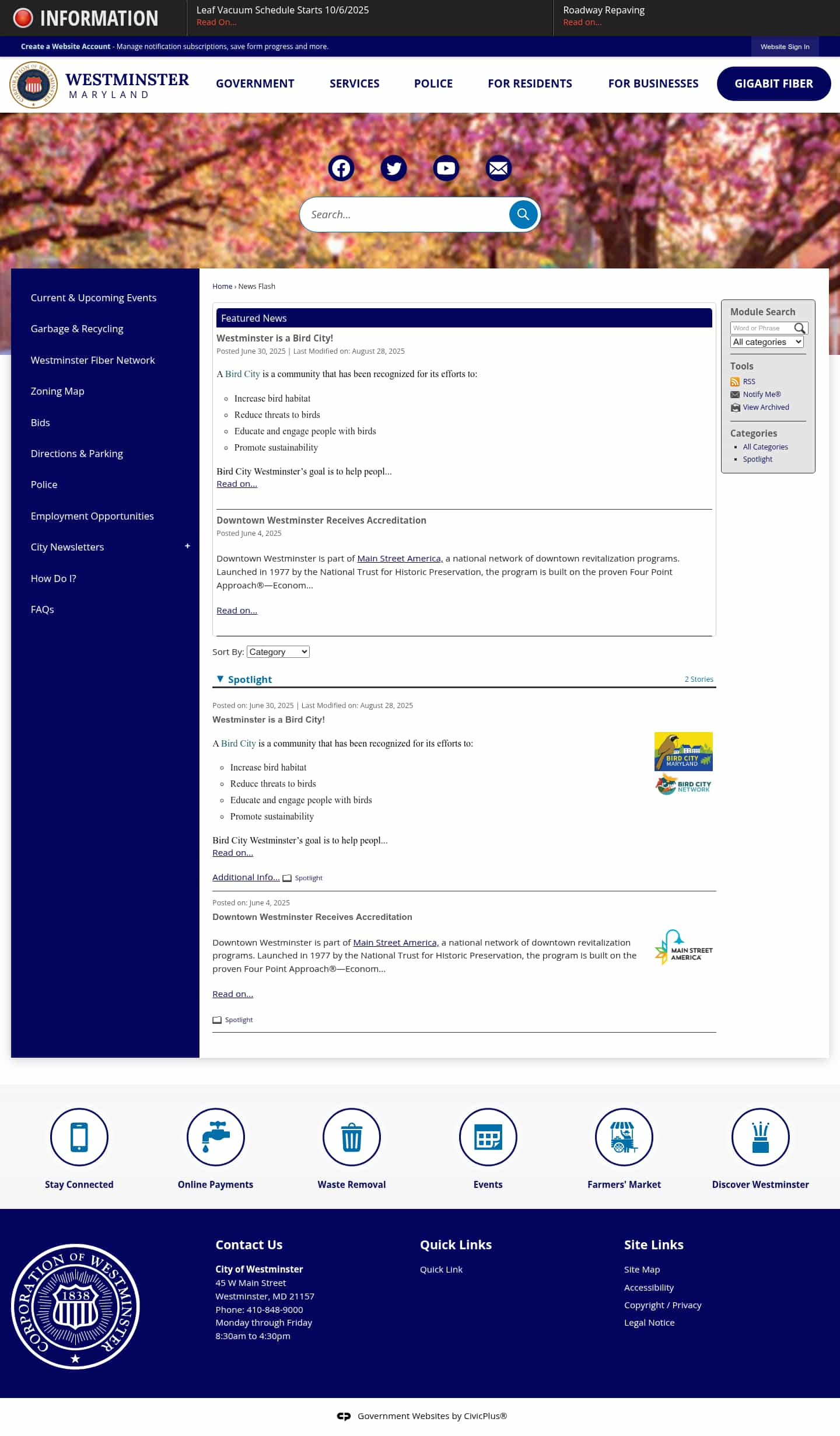 Latest website image capture