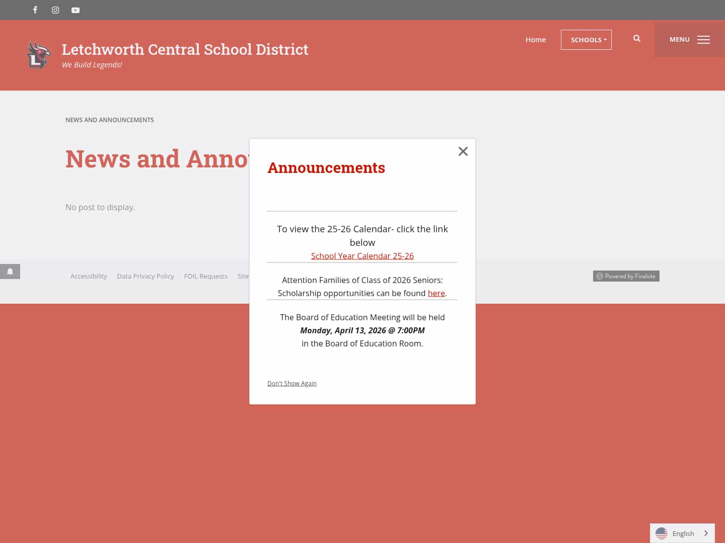 Latest website image capture