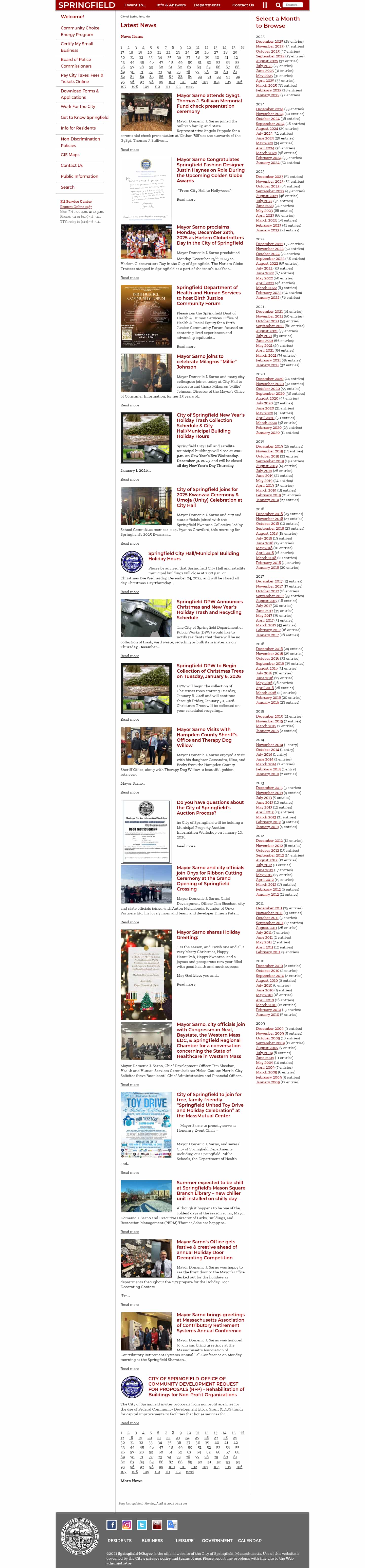 Latest website image capture