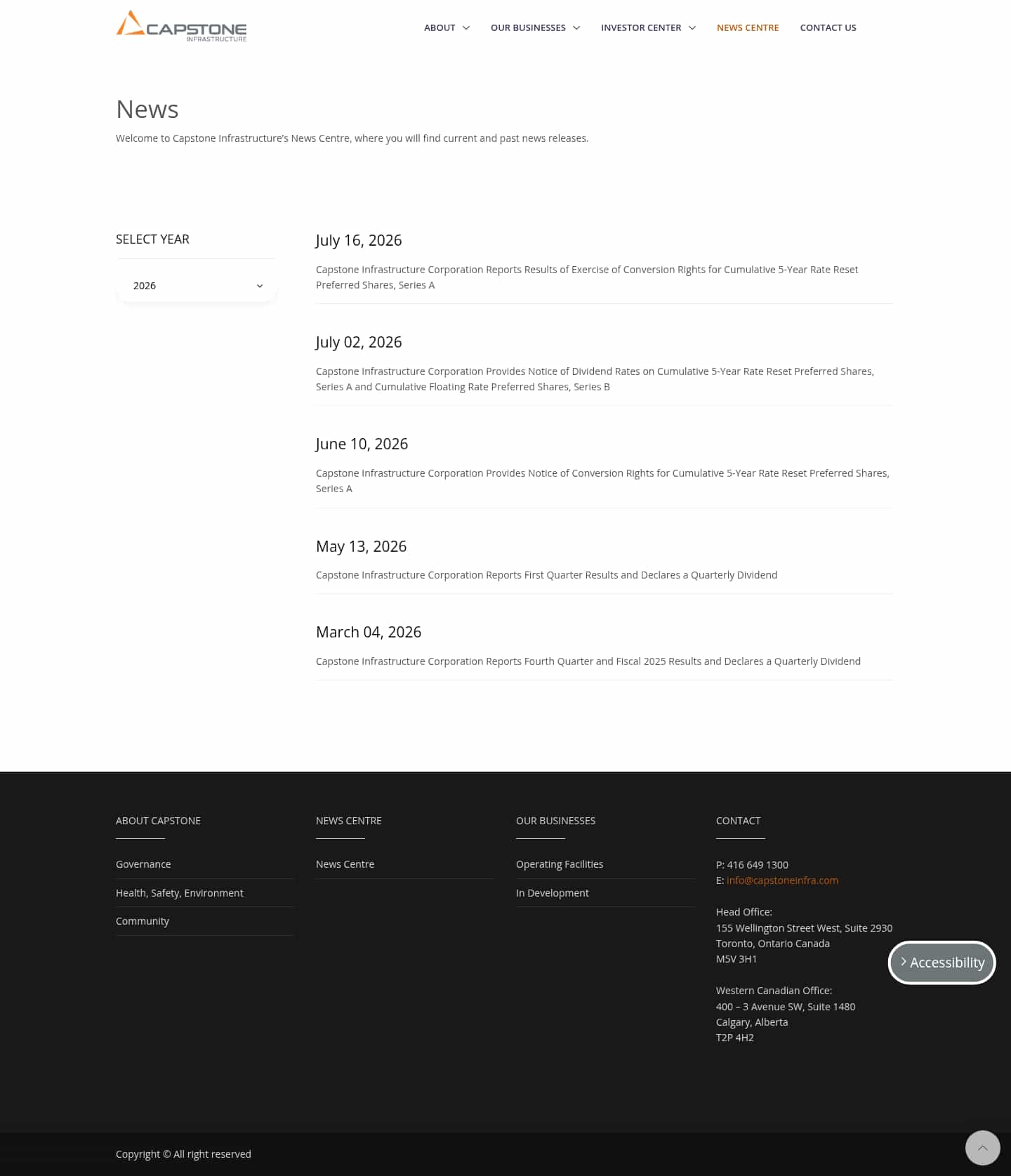 Latest website image capture