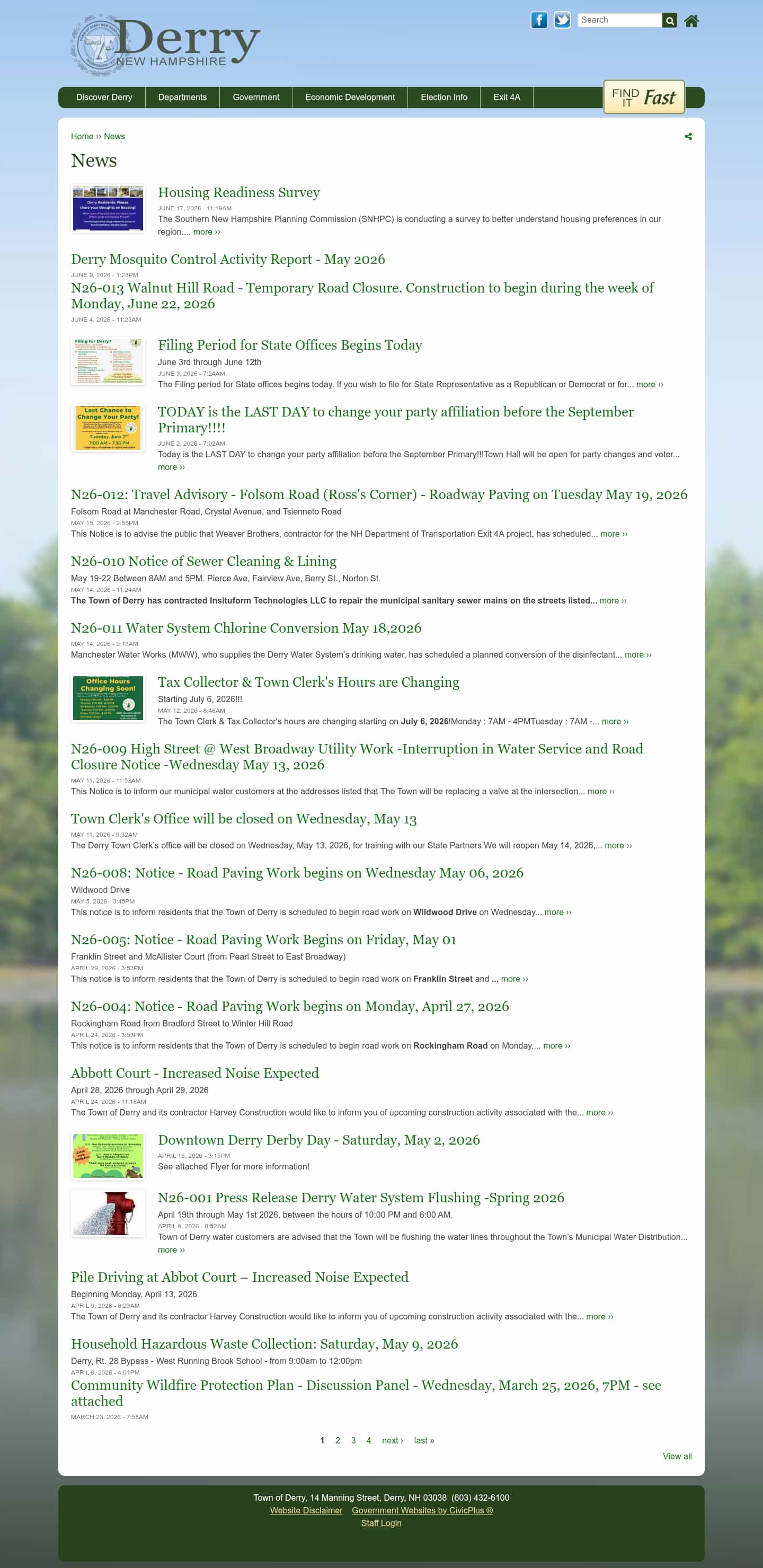 Latest website image capture