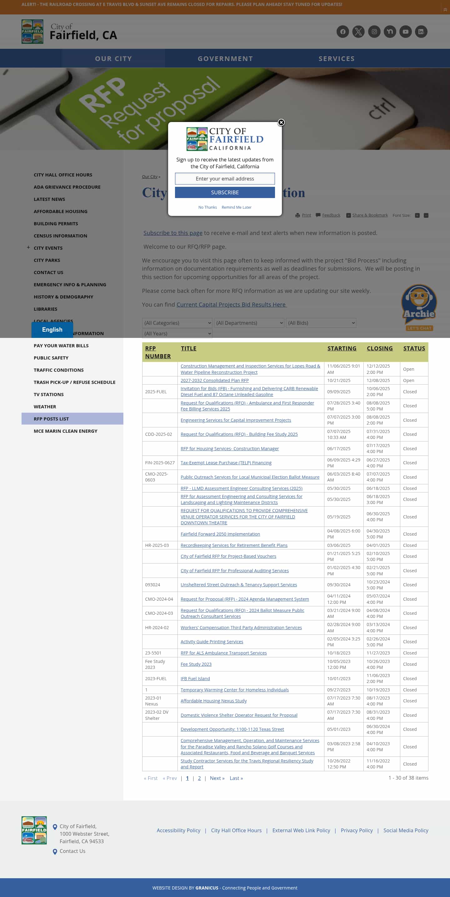 Latest website image capture