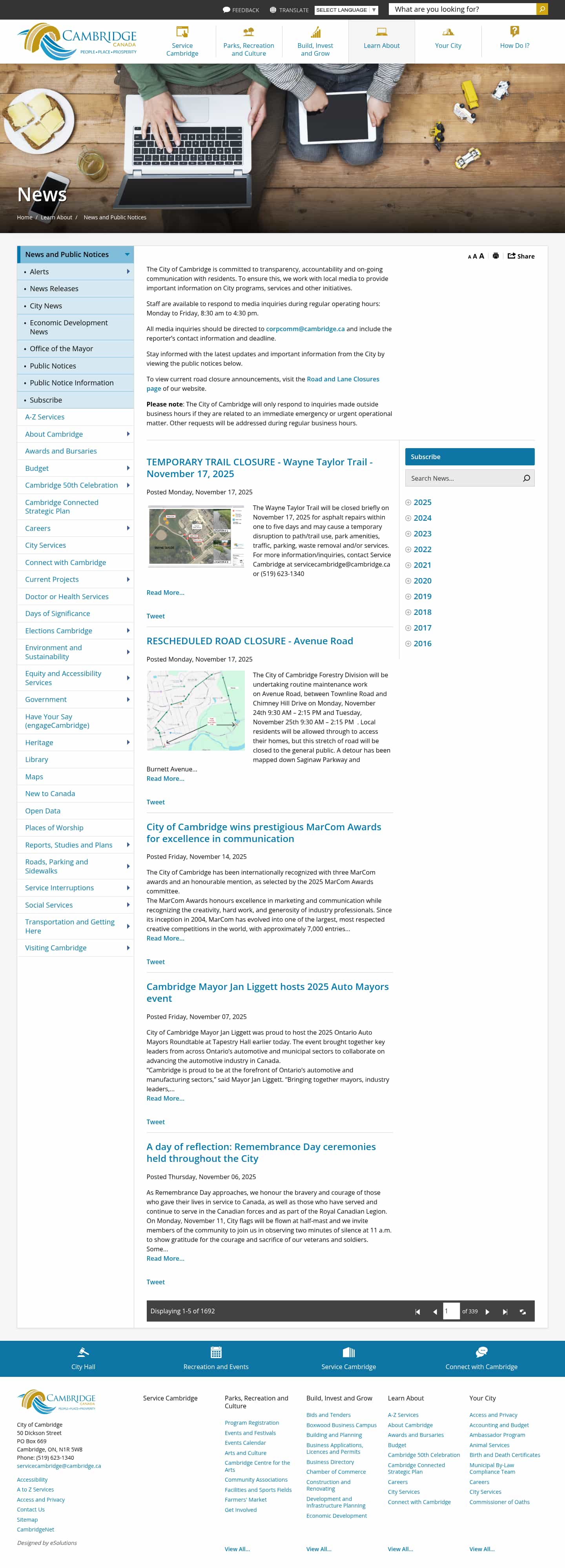 Latest website image capture