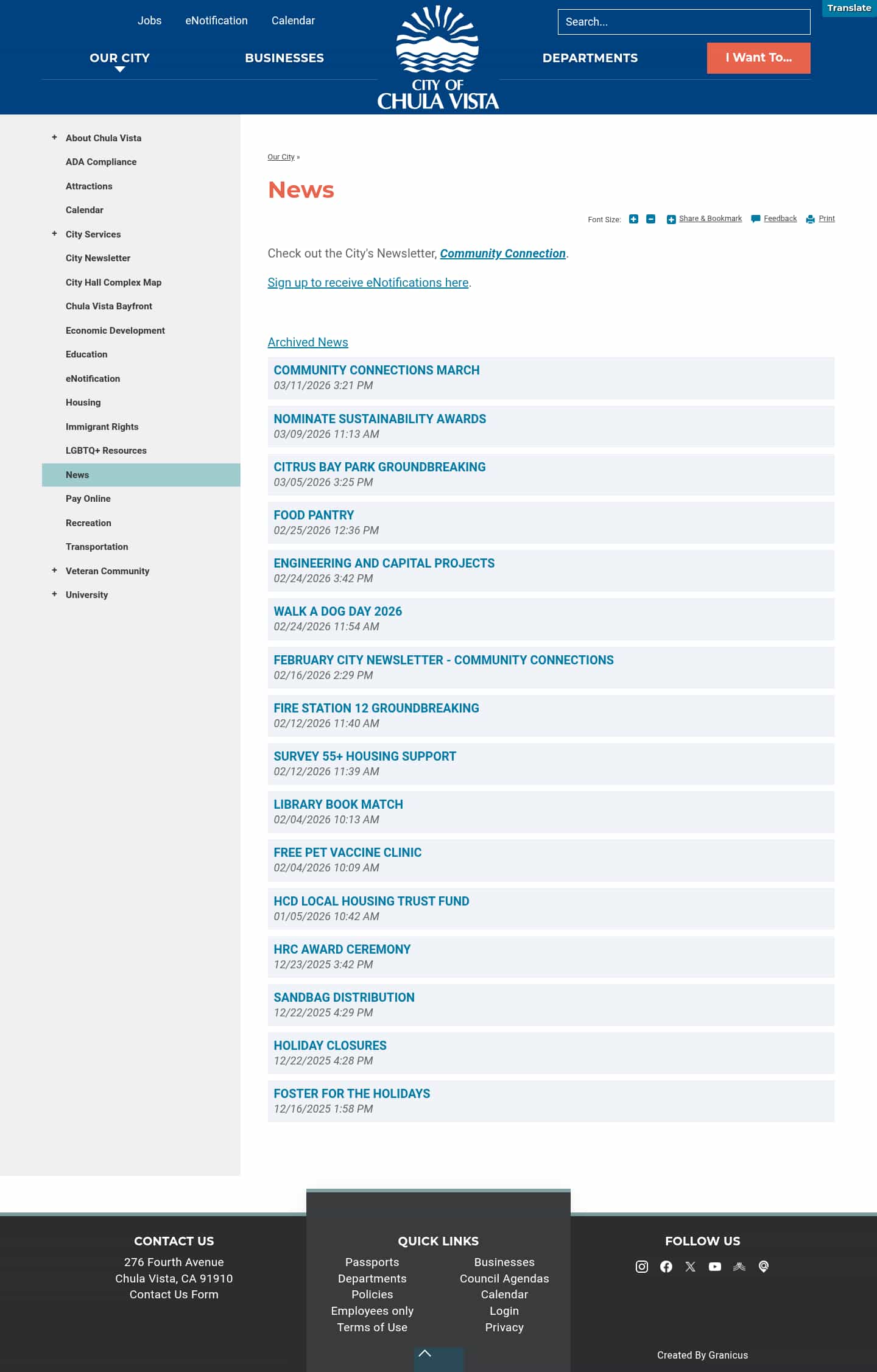 Latest website image capture