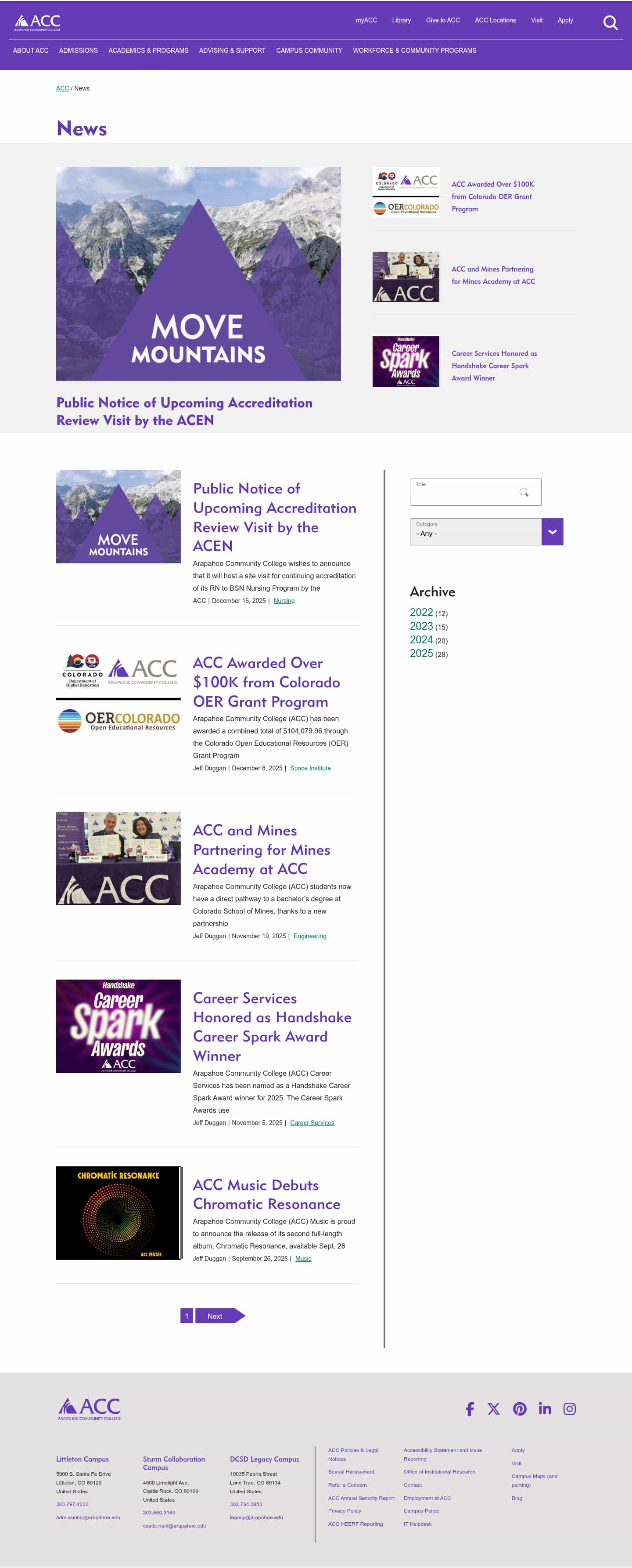 Latest website image capture