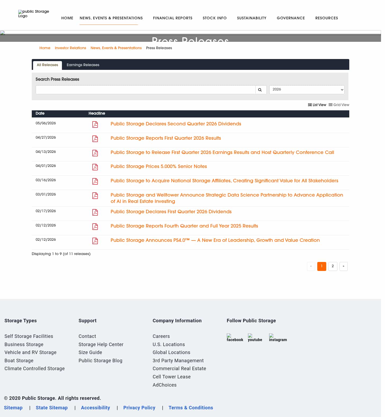 Latest website image capture