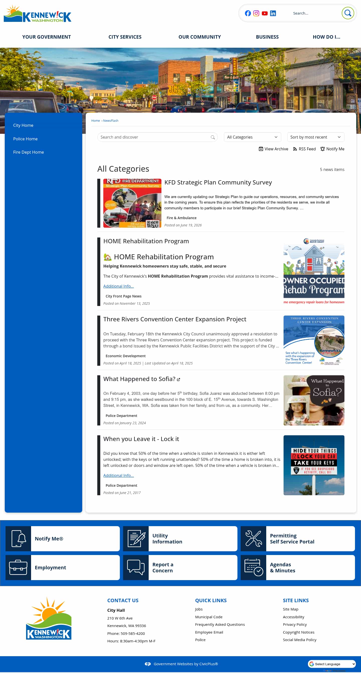 Latest website image capture