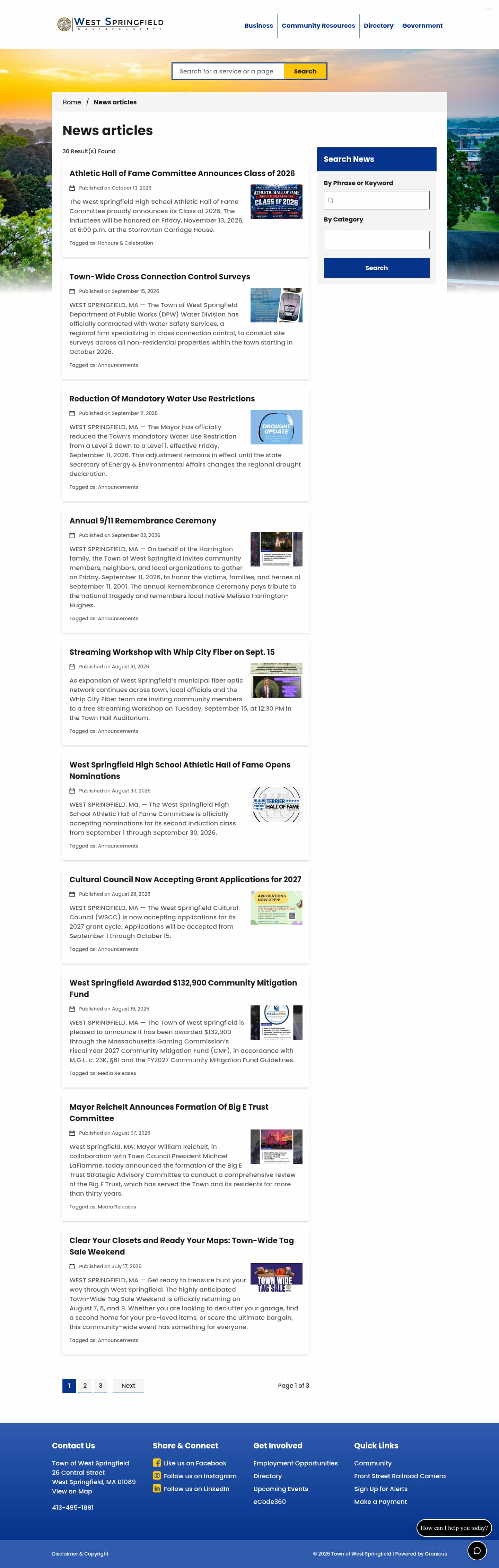 Latest website image capture
