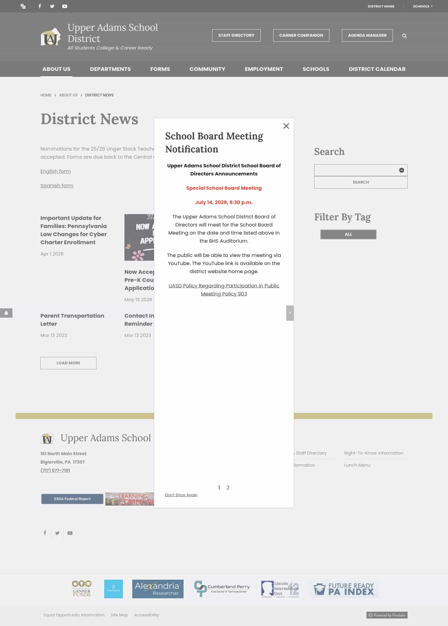 Latest website image capture
