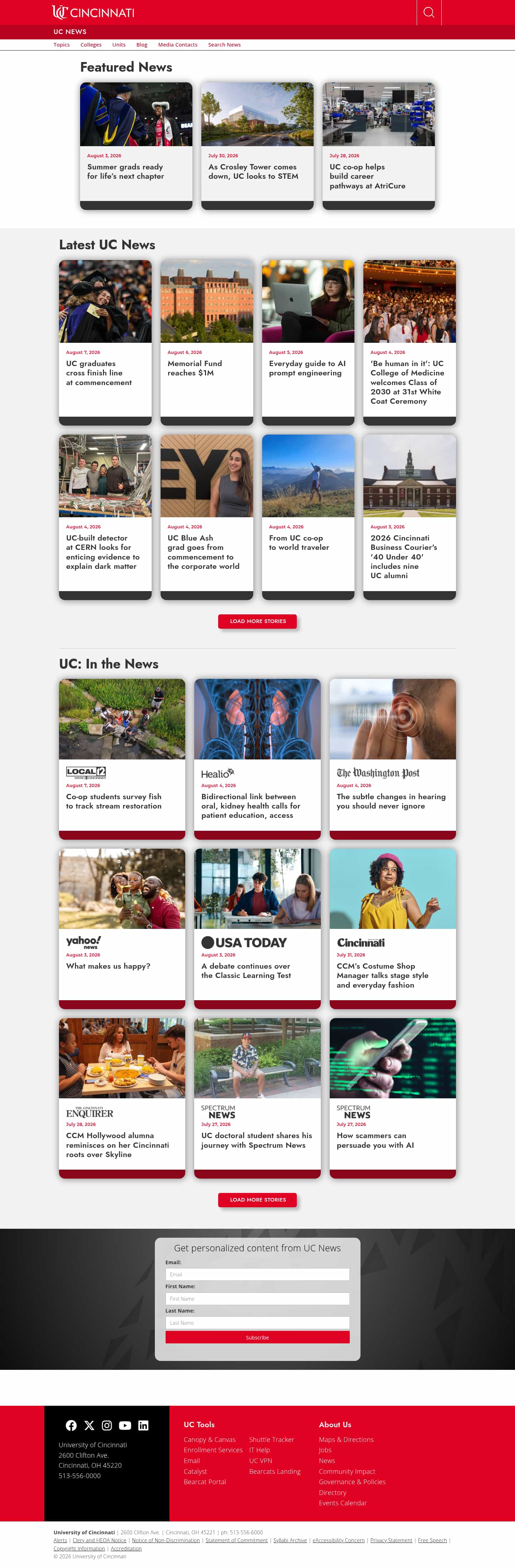 Latest website image capture