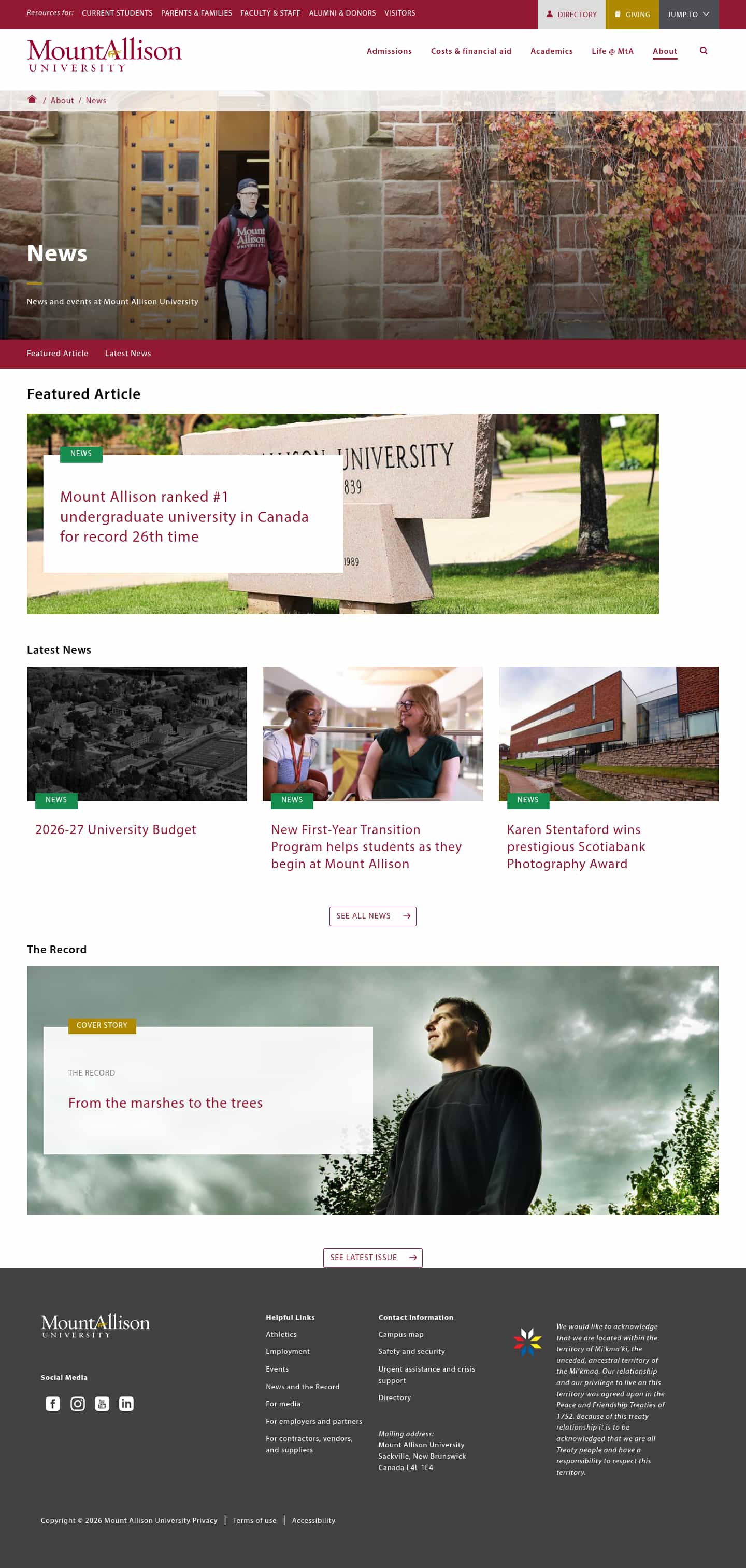 Latest website image capture
