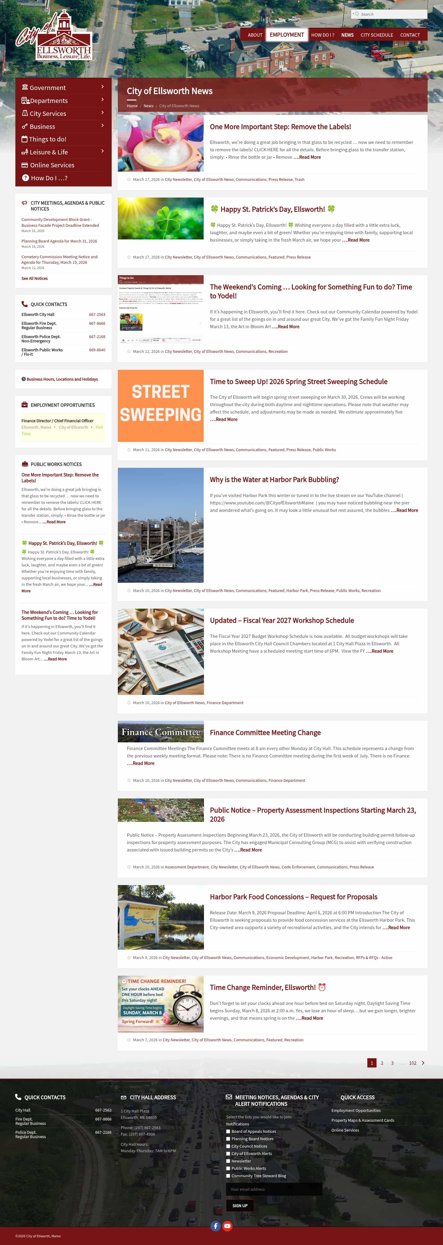 Latest website image capture