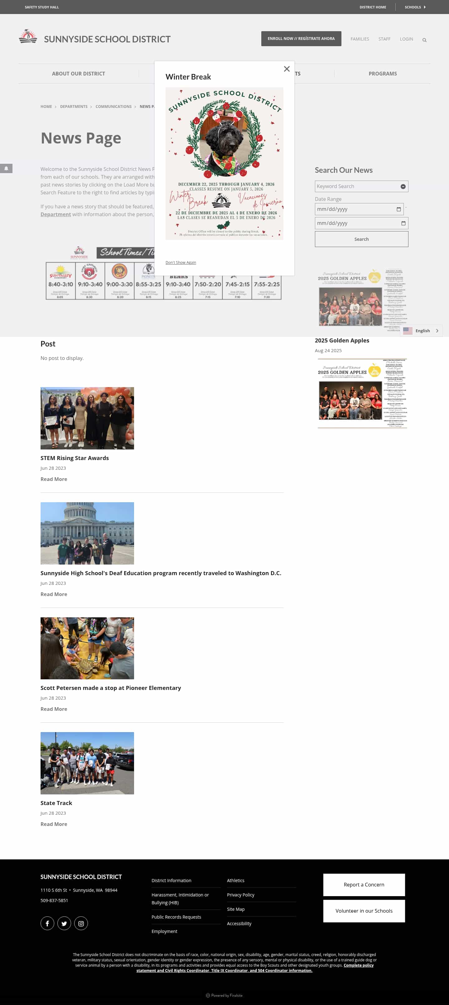 Latest website image capture