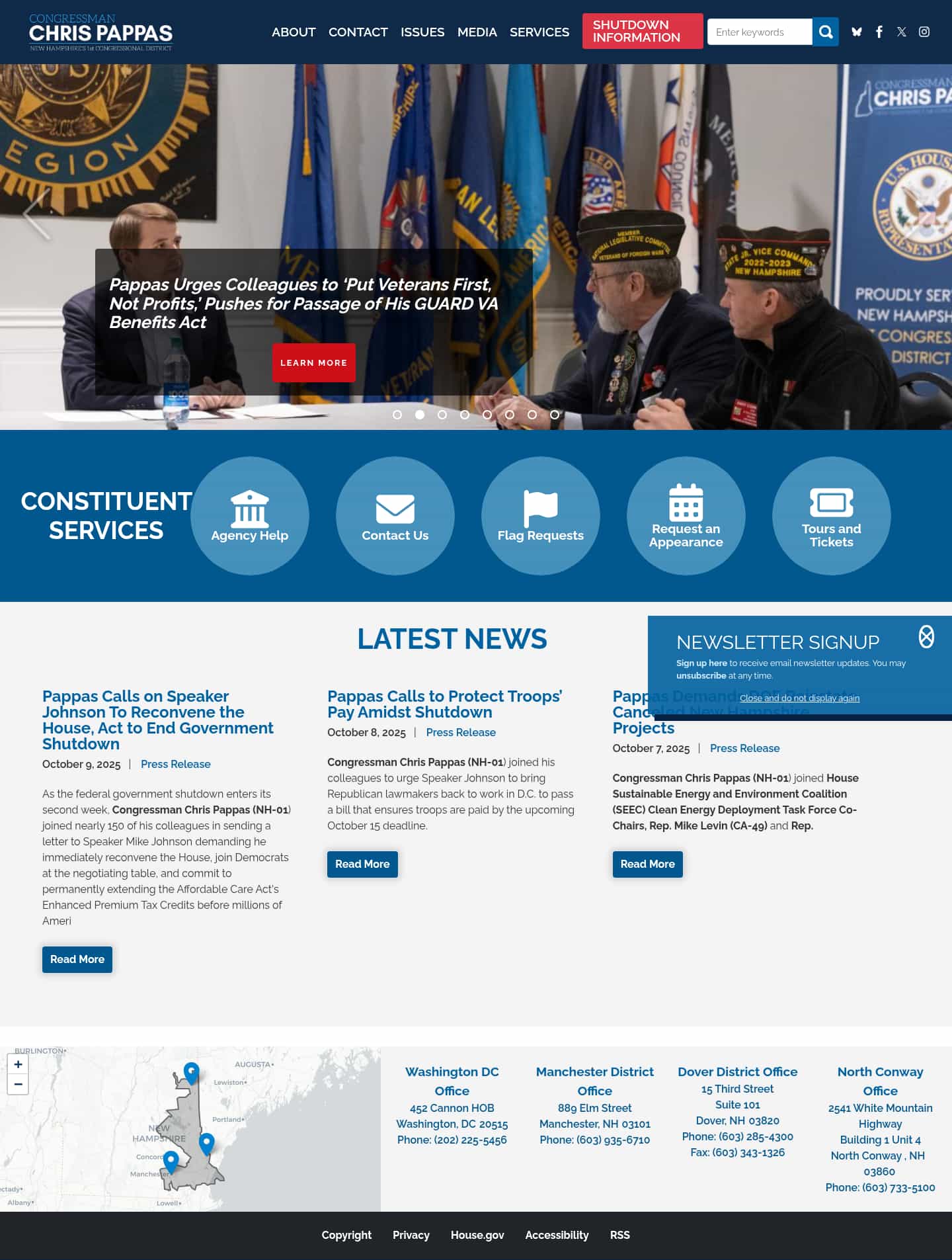 Latest website image capture