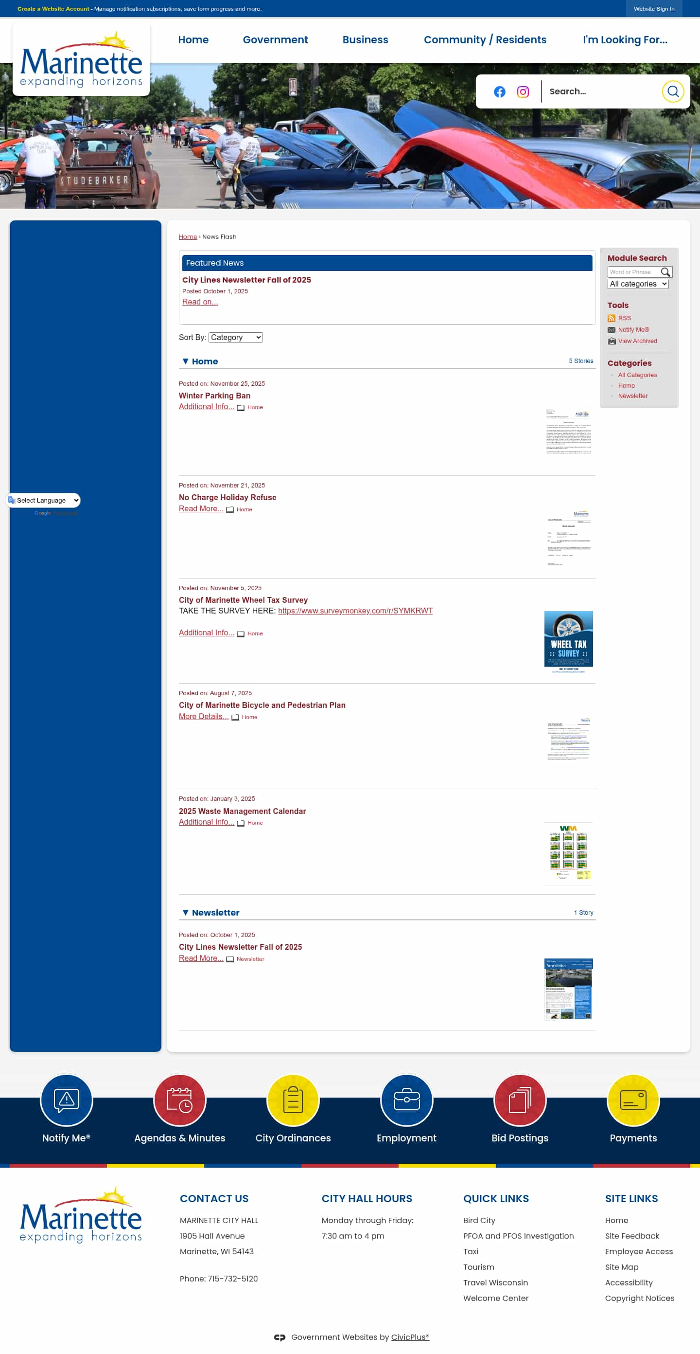 Latest website image capture