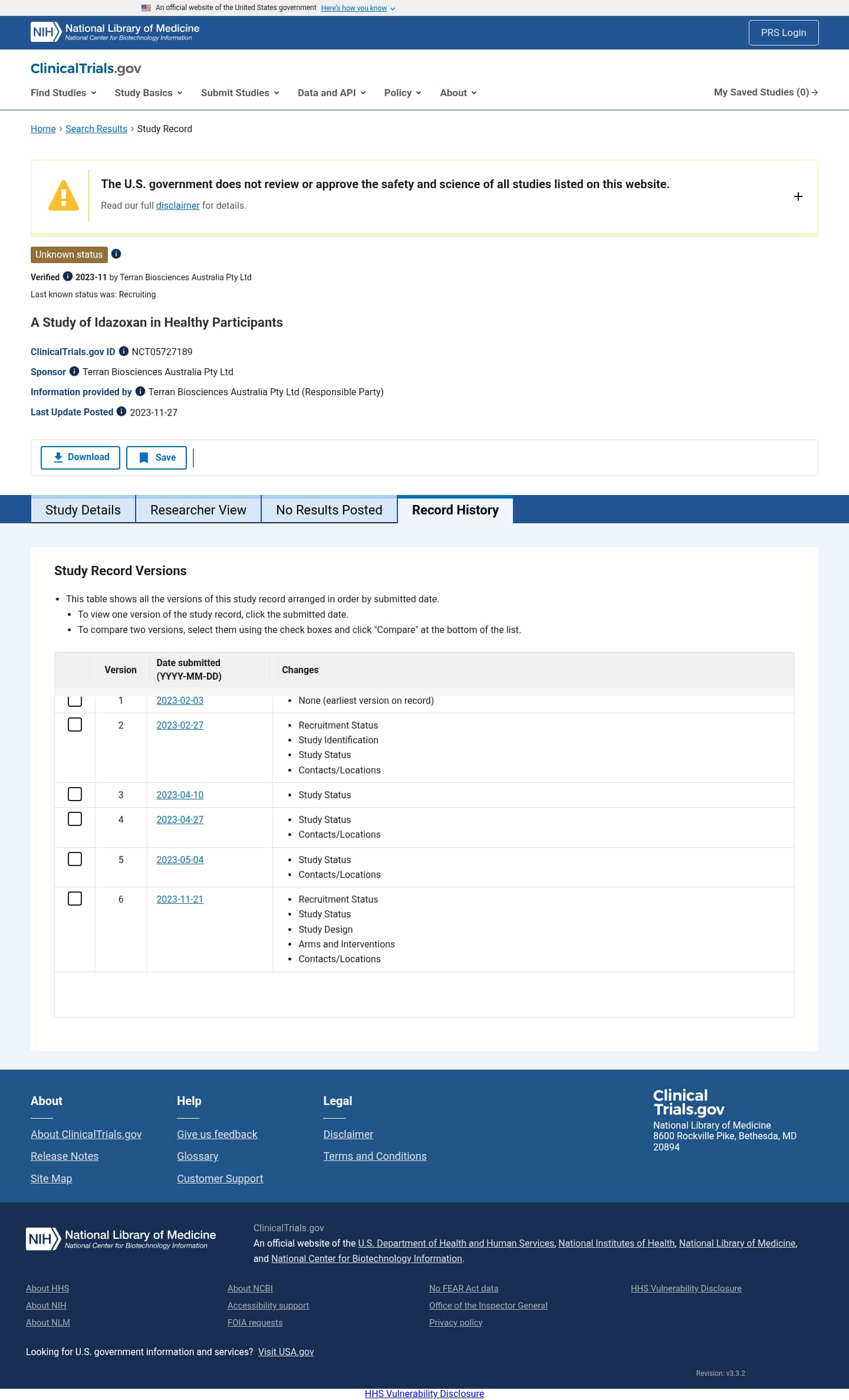 Latest website image capture