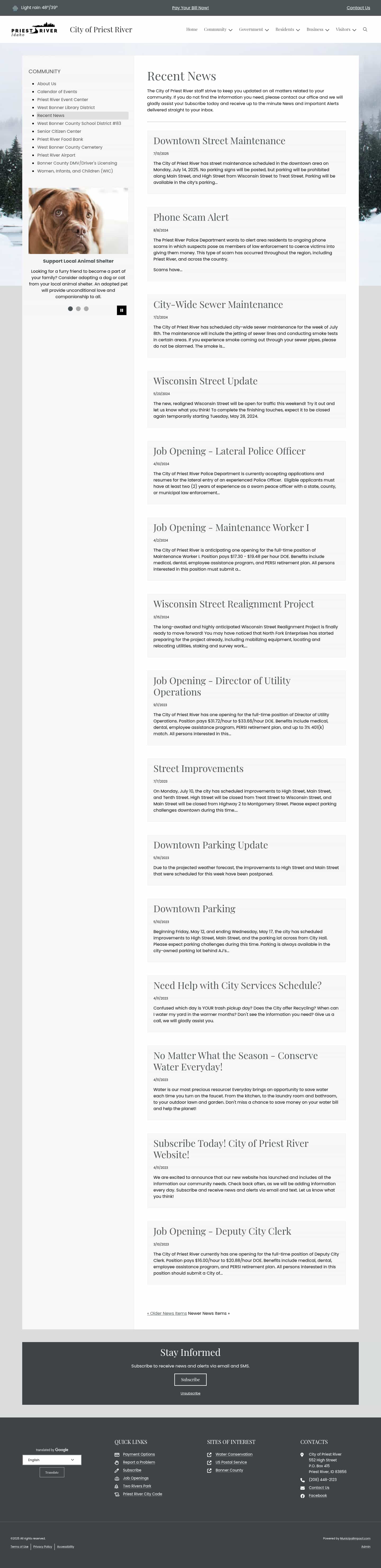 Latest website image capture