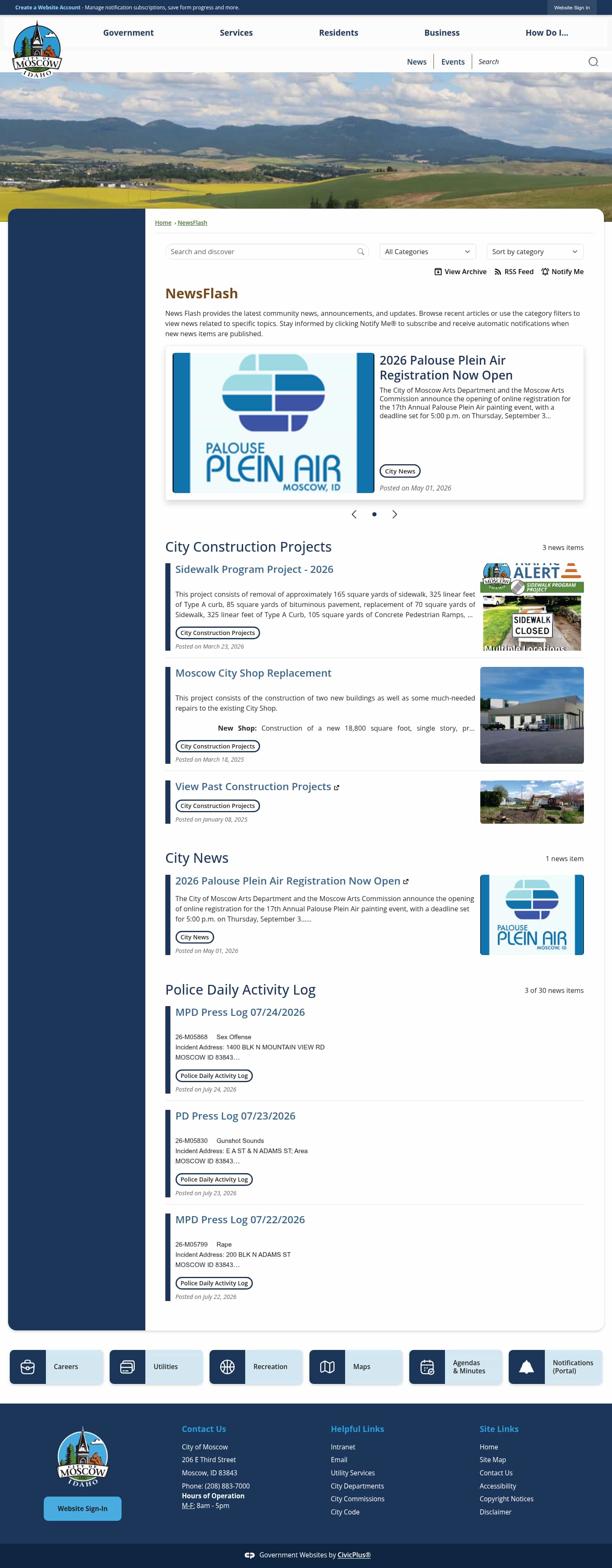 Latest website image capture