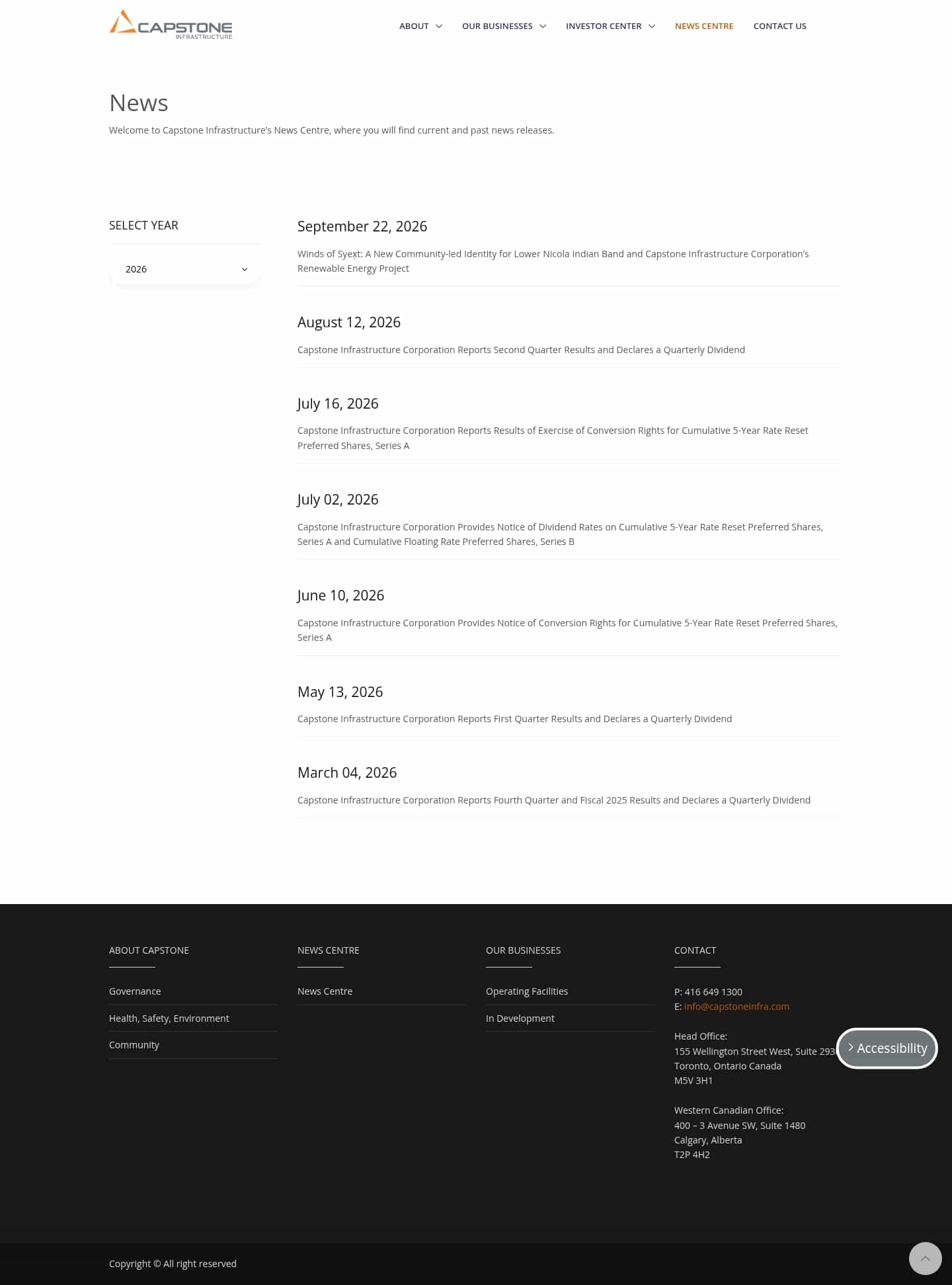Latest website image capture