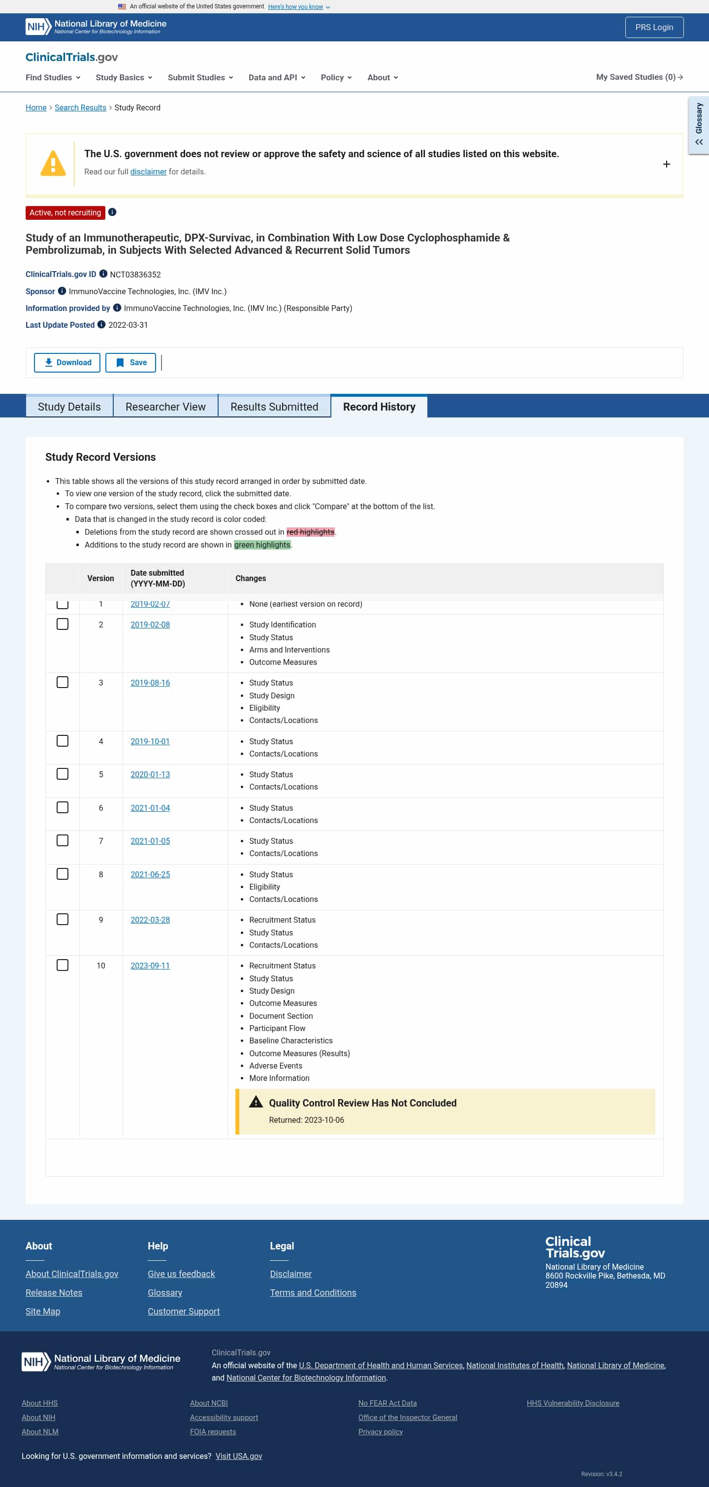 Latest website image capture