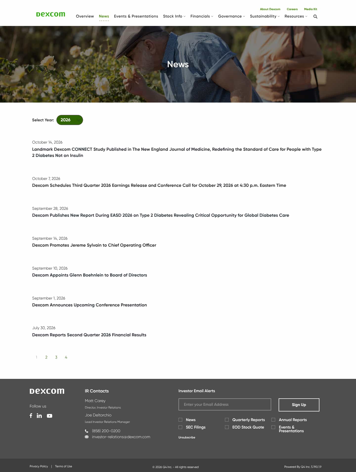 Latest website image capture