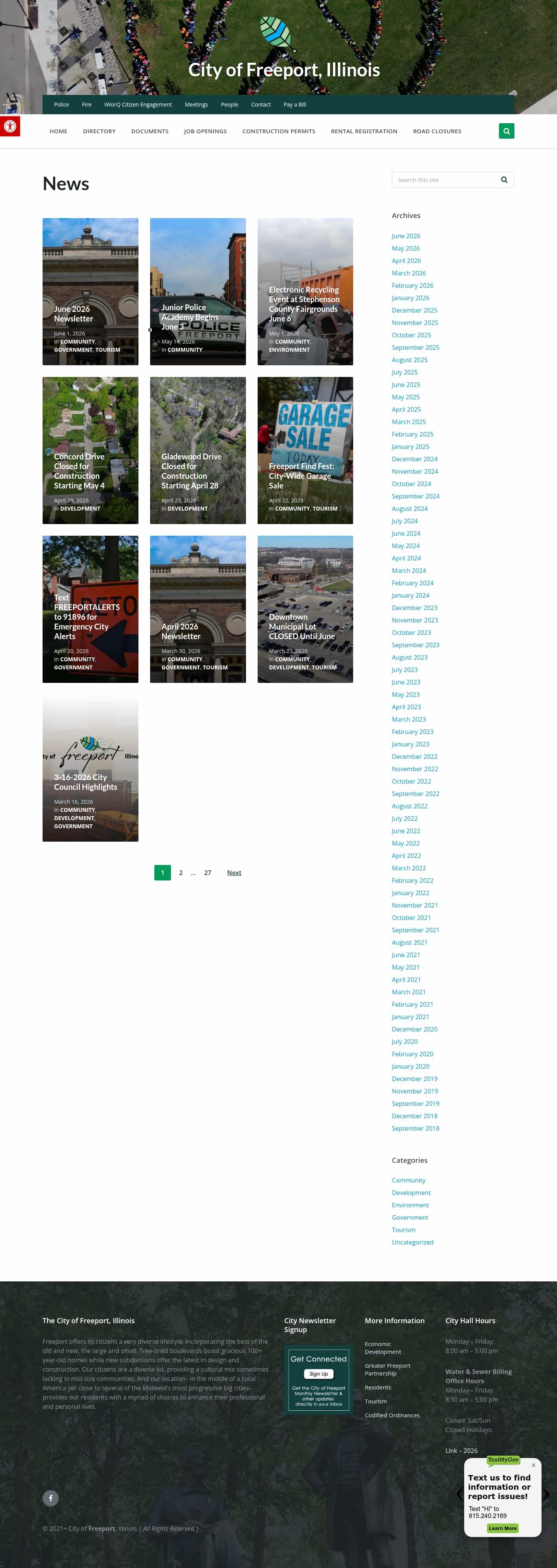 Latest website image capture